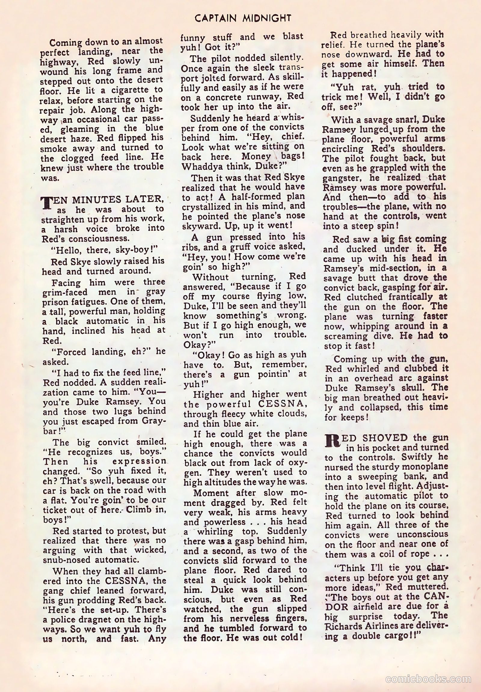 Captain Midnight #43 — page 35 of 52