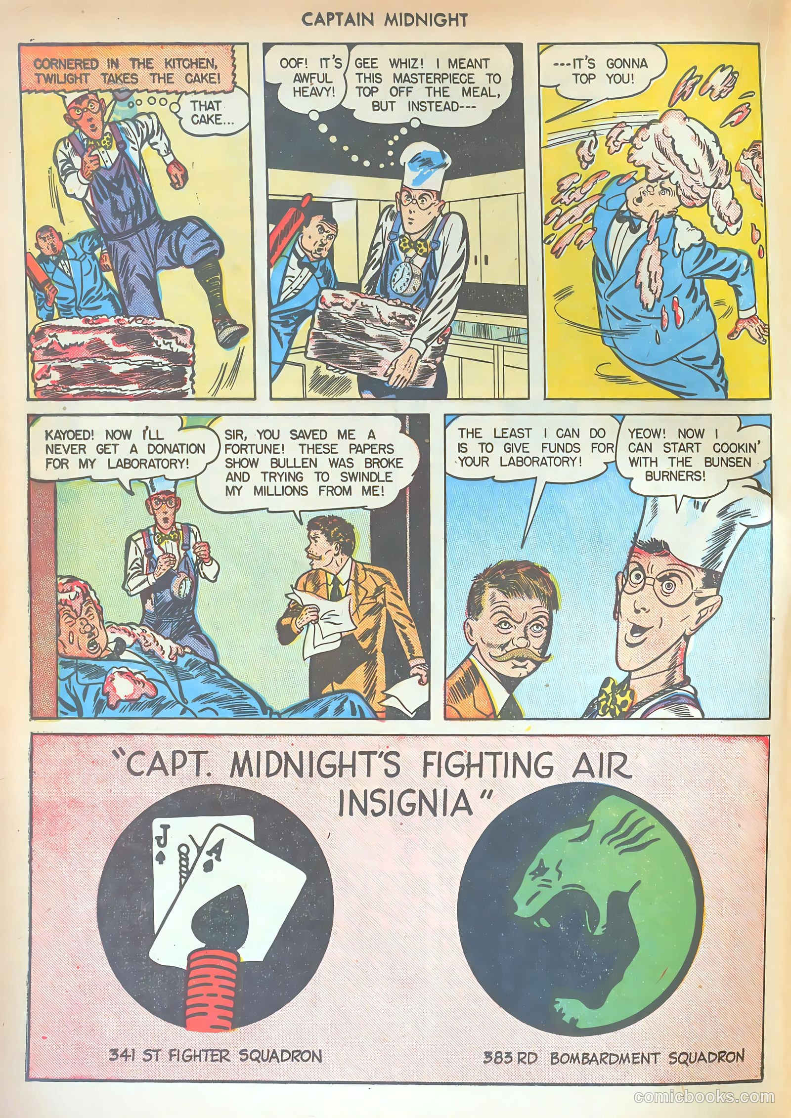 Captain Midnight #44 — page 36 of 52