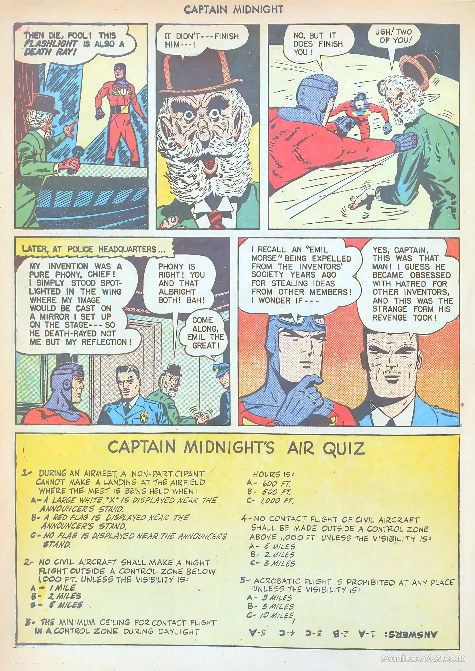 Captain Midnight #44 — page 50 of 52