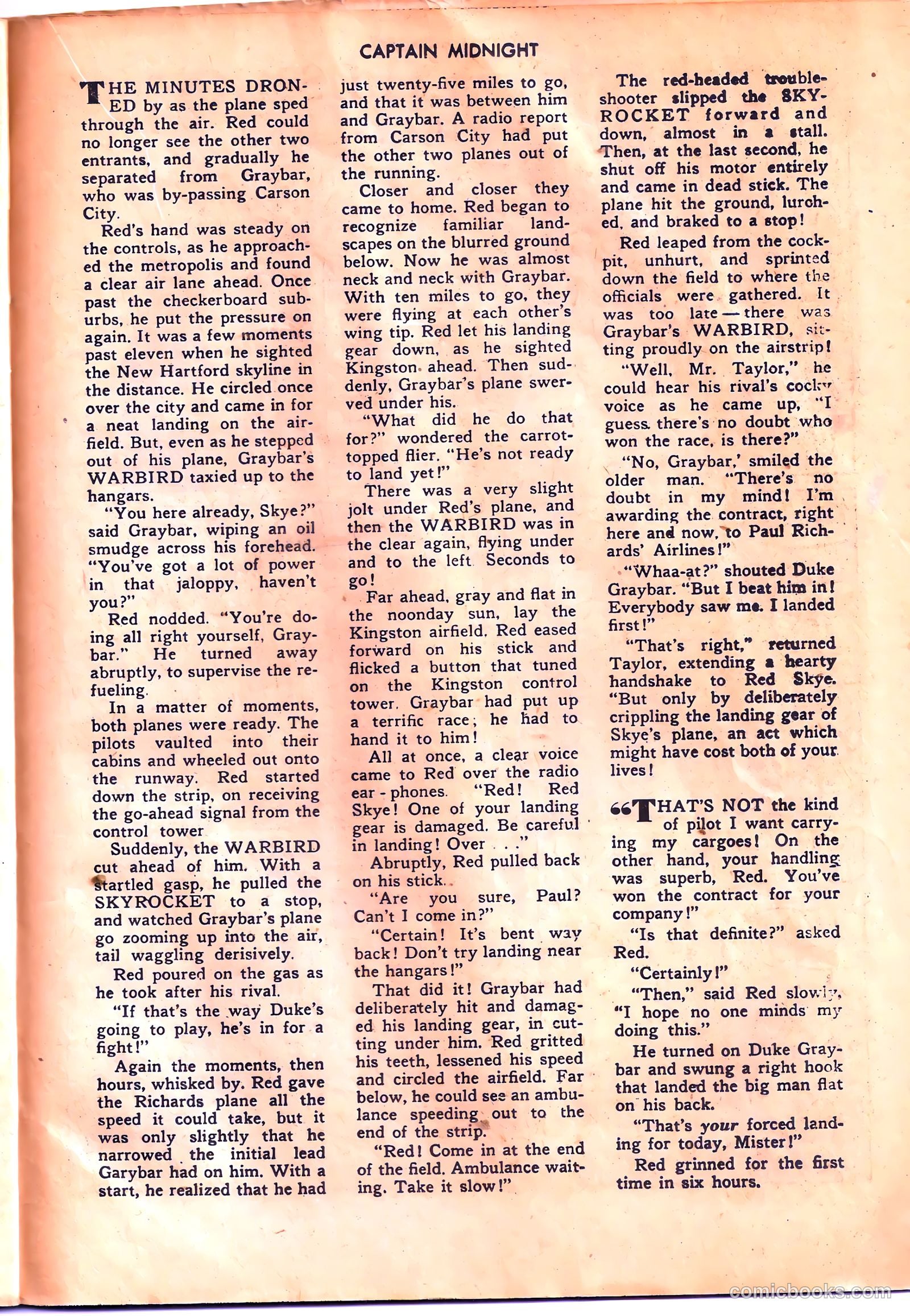 Captain Midnight #45 — page 35 of 52