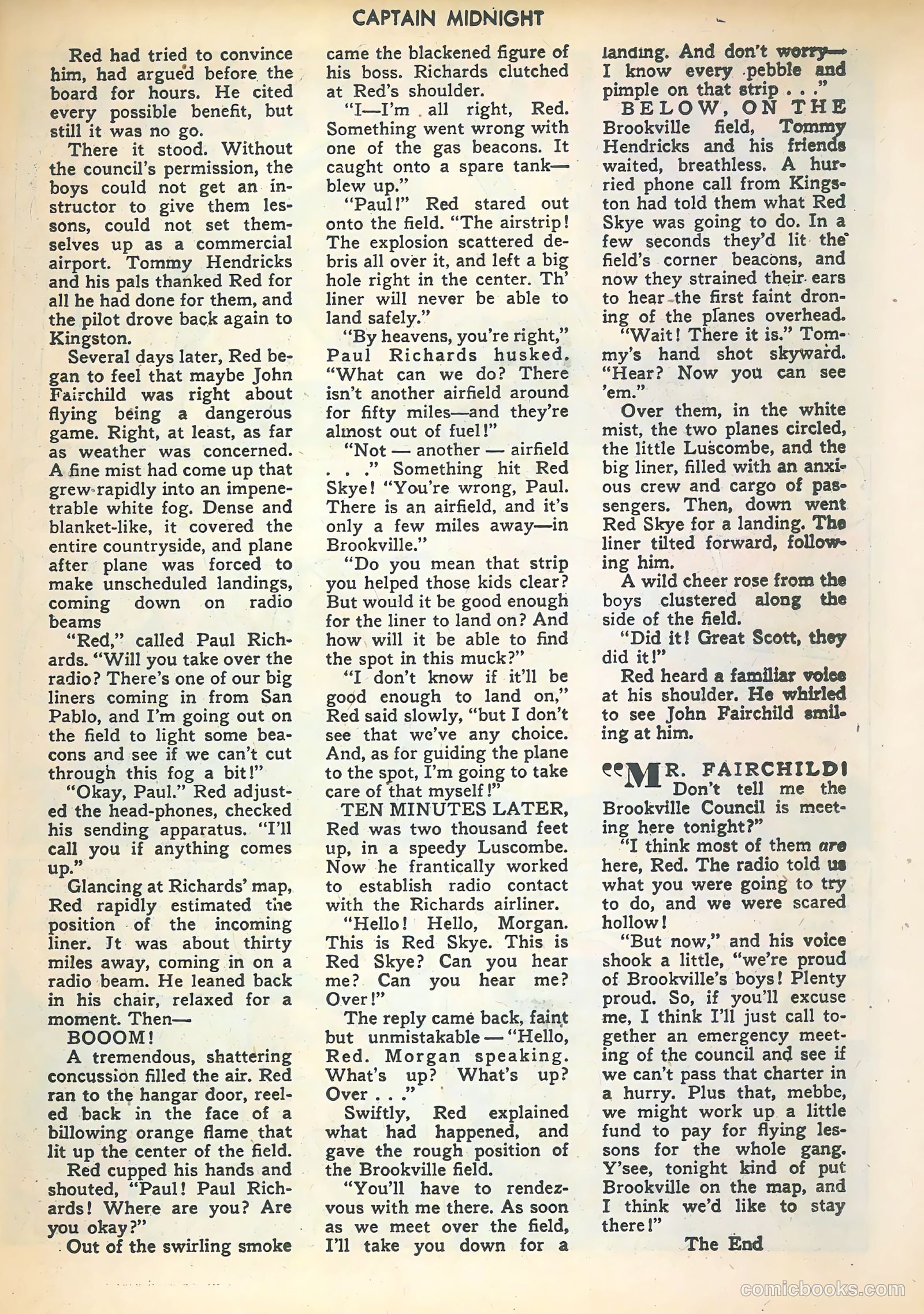 Captain Midnight #46 — page 35 of 52
