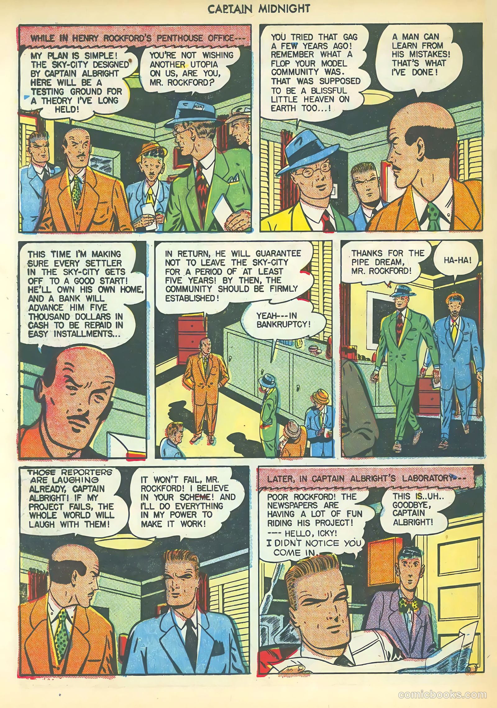Captain Midnight #46 — page 42 of 52