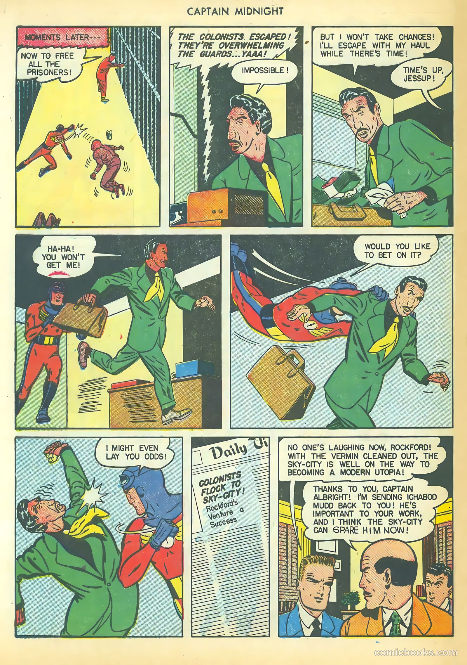 Captain Midnight #46 — page 48 of 52