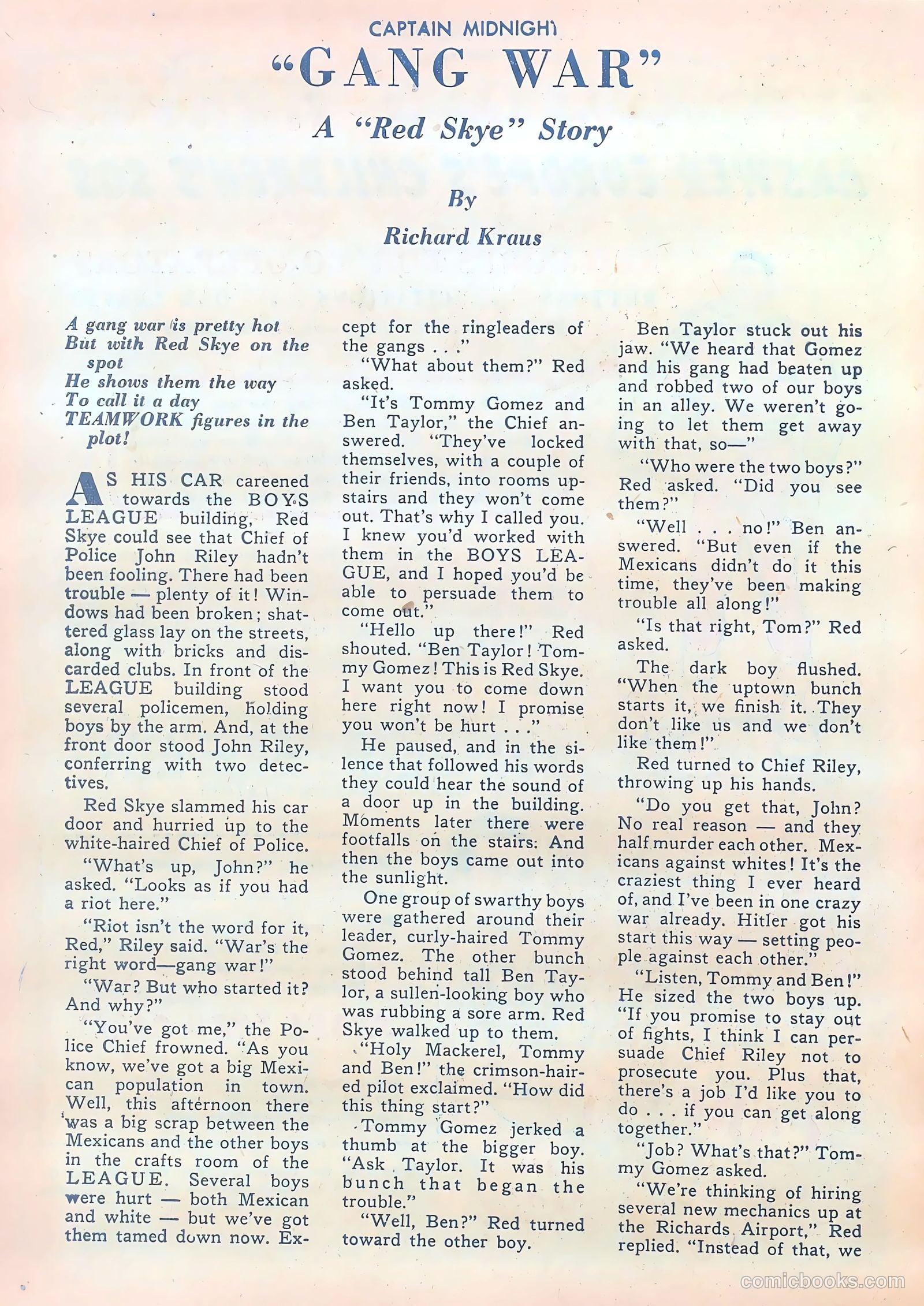 Captain Midnight #47 — page 34 of 52