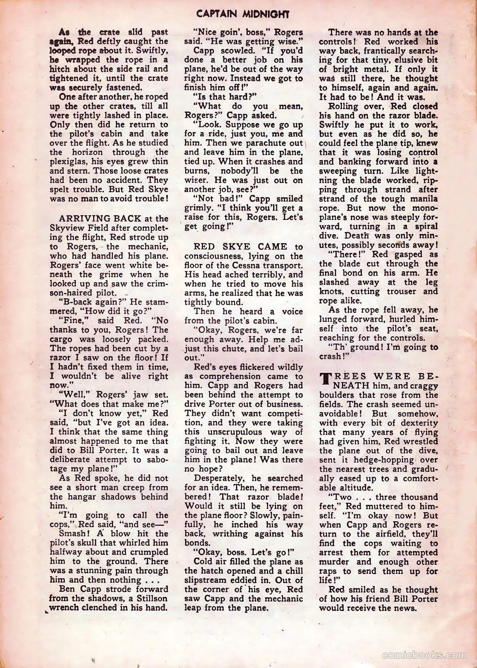 Captain Midnight #48 — page 40 of 52