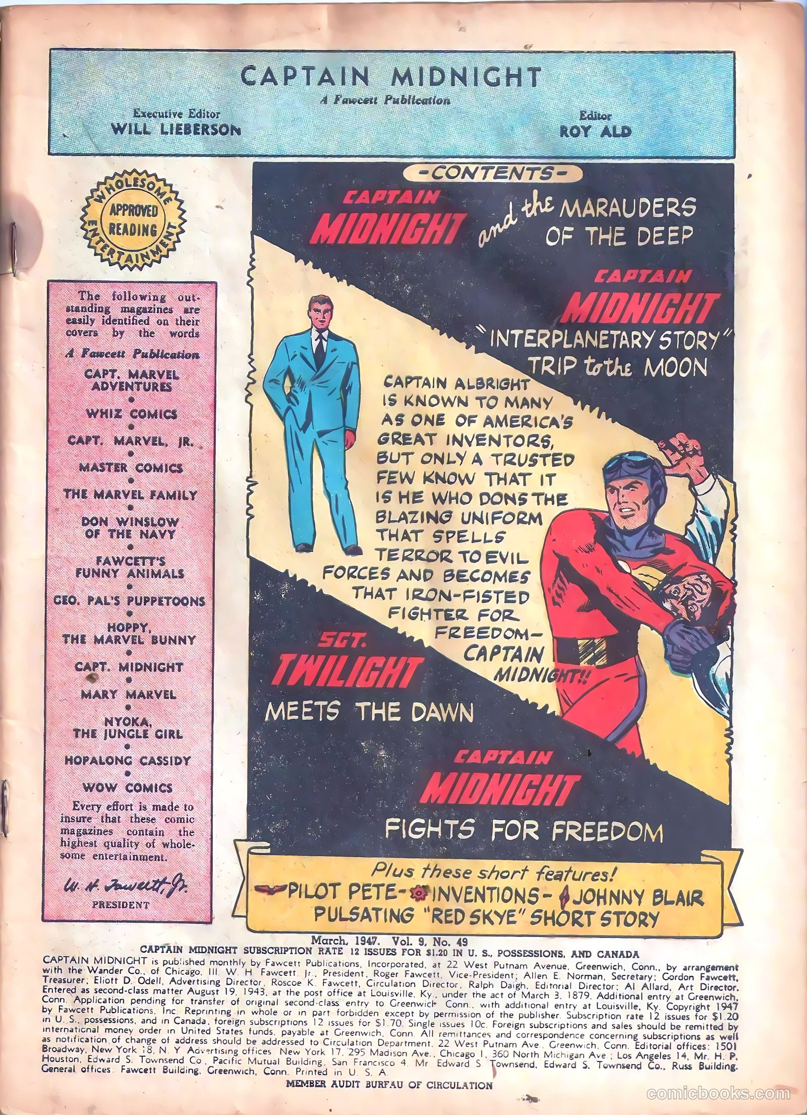Captain Midnight #49 — page 3 of 52