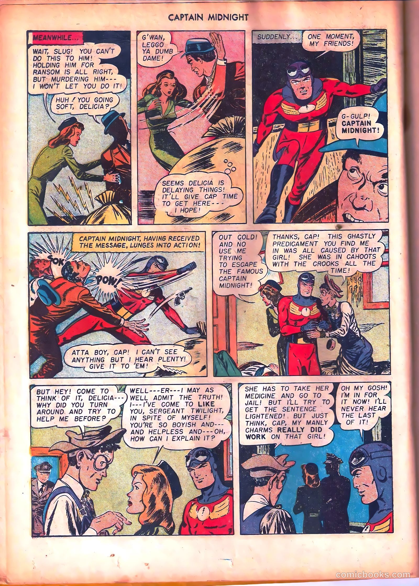 Captain Midnight #49 — page 30 of 52
