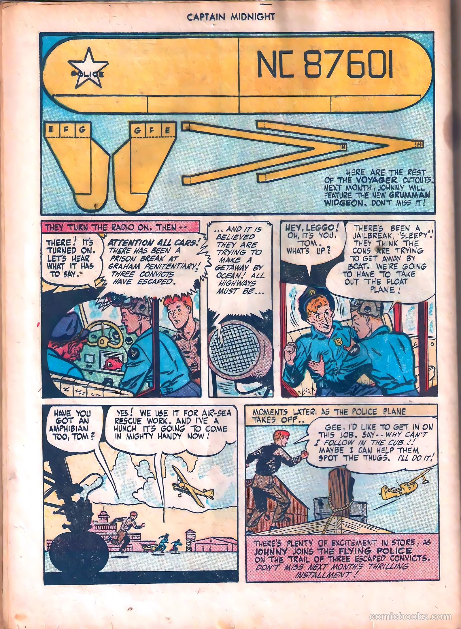 Captain Midnight #49 — page 36 of 52