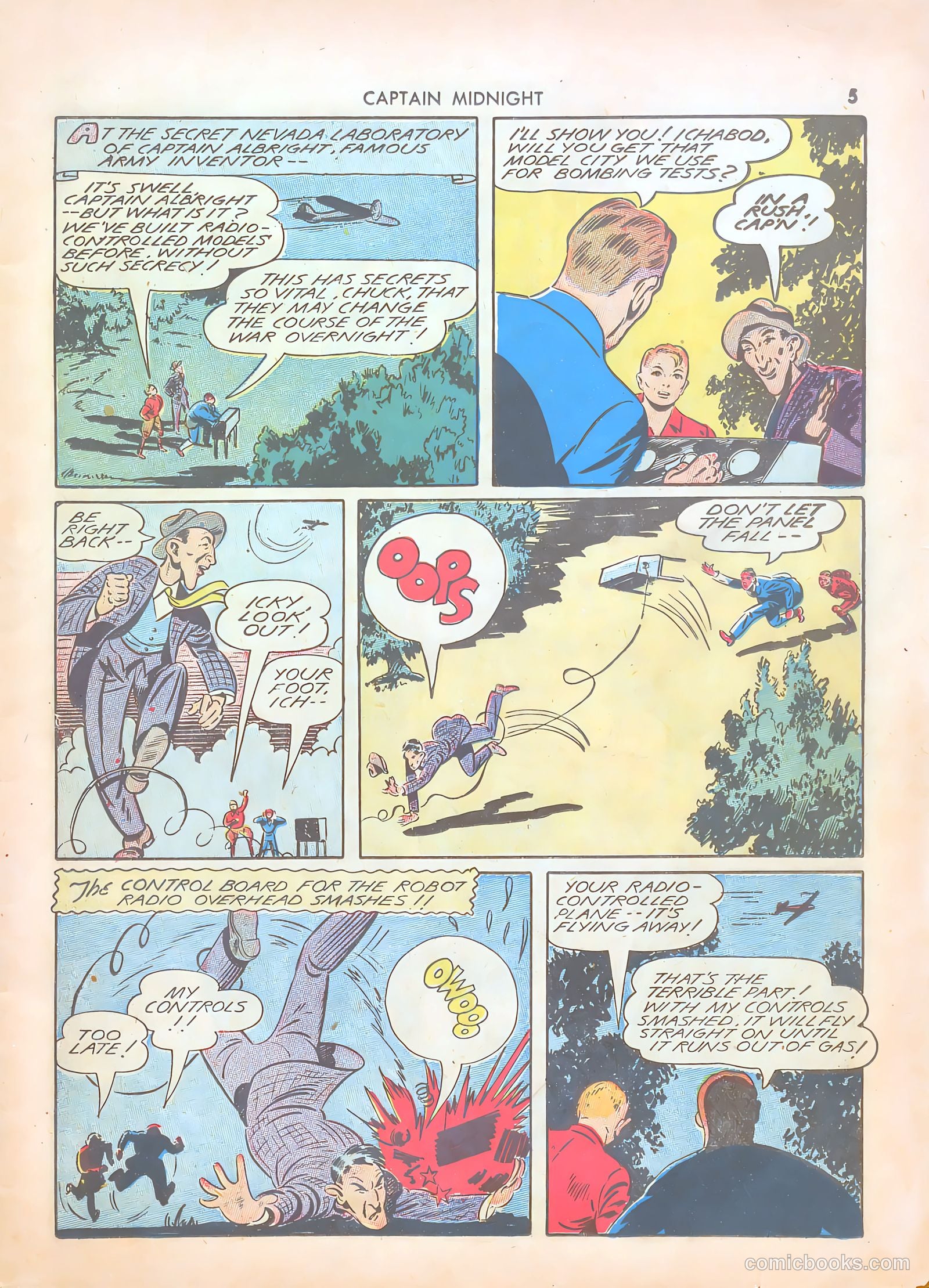 Captain Midnight #5 — page 5 of 68