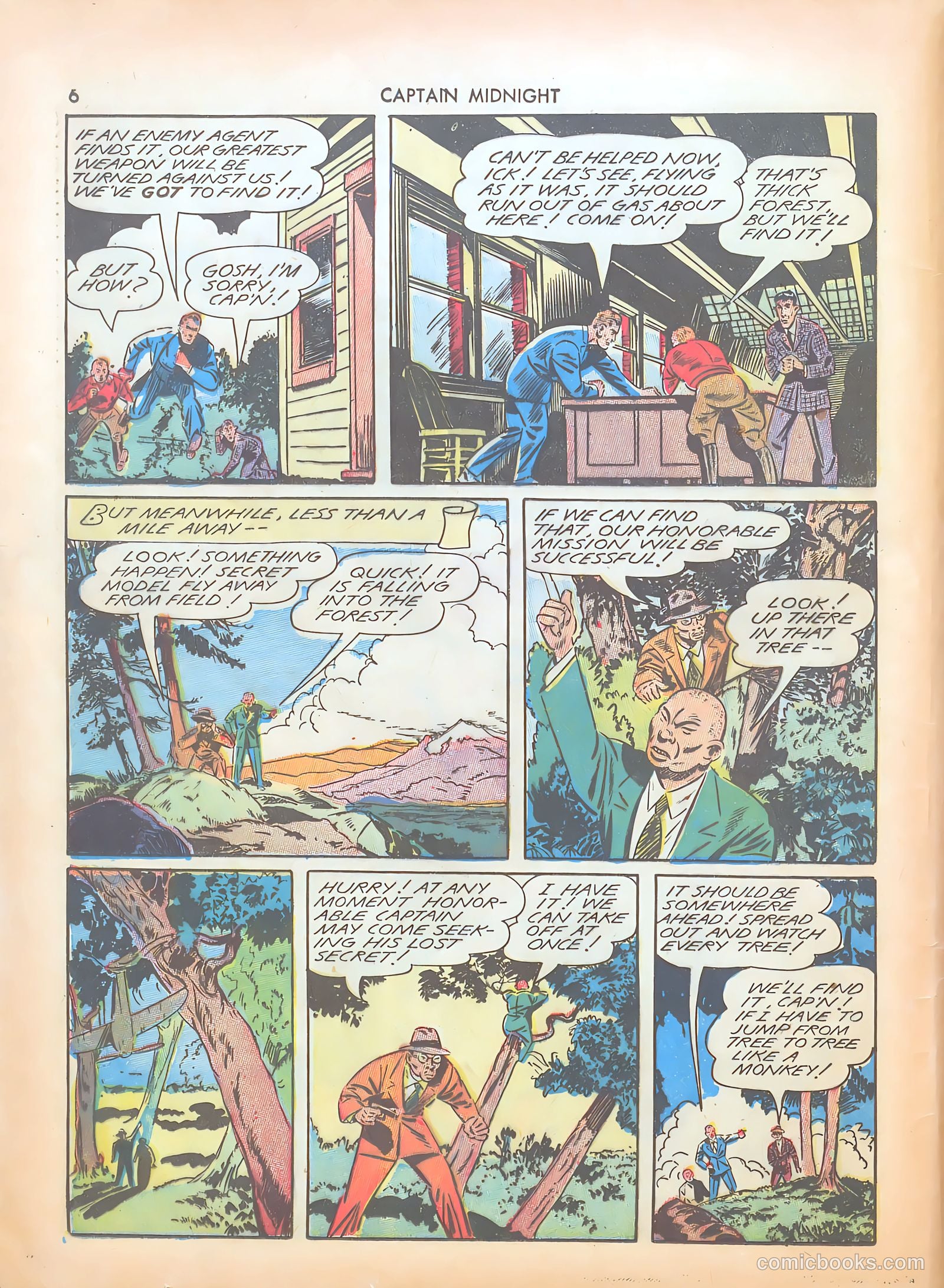 Captain Midnight #5 — page 6 of 68