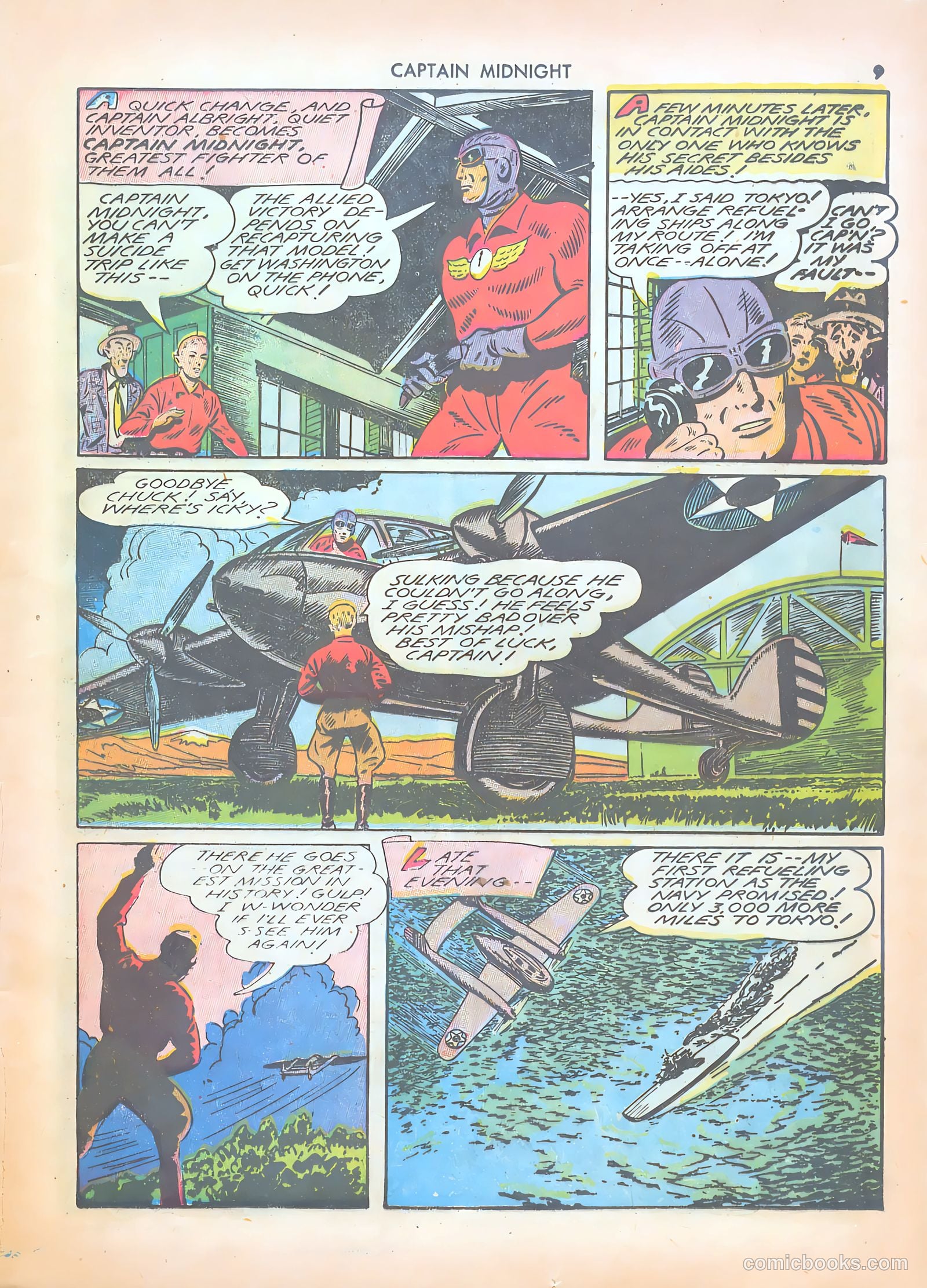 Captain Midnight #5 — page 9 of 68