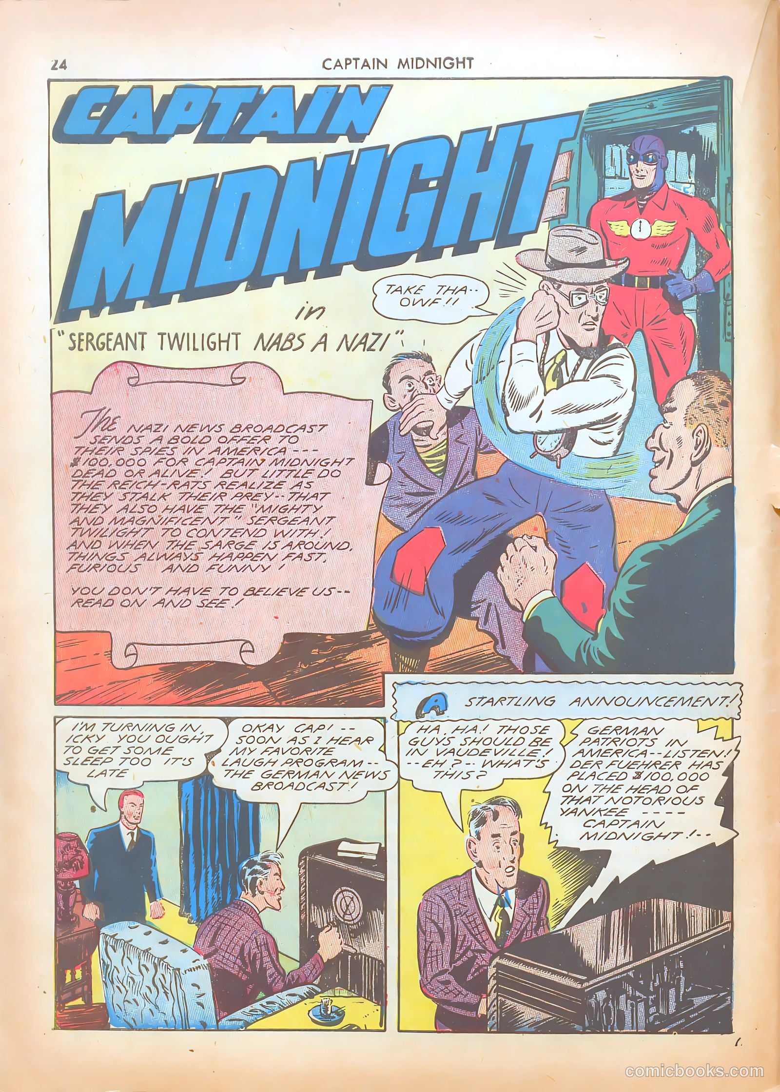 Captain Midnight #5 — page 24 of 68