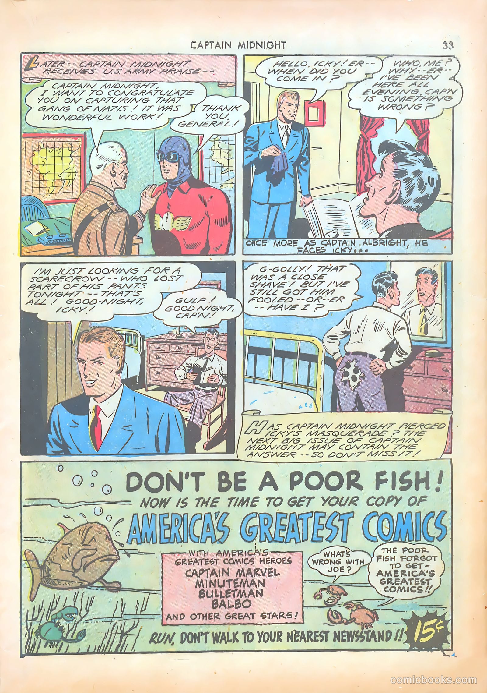 Captain Midnight #5 — page 33 of 68