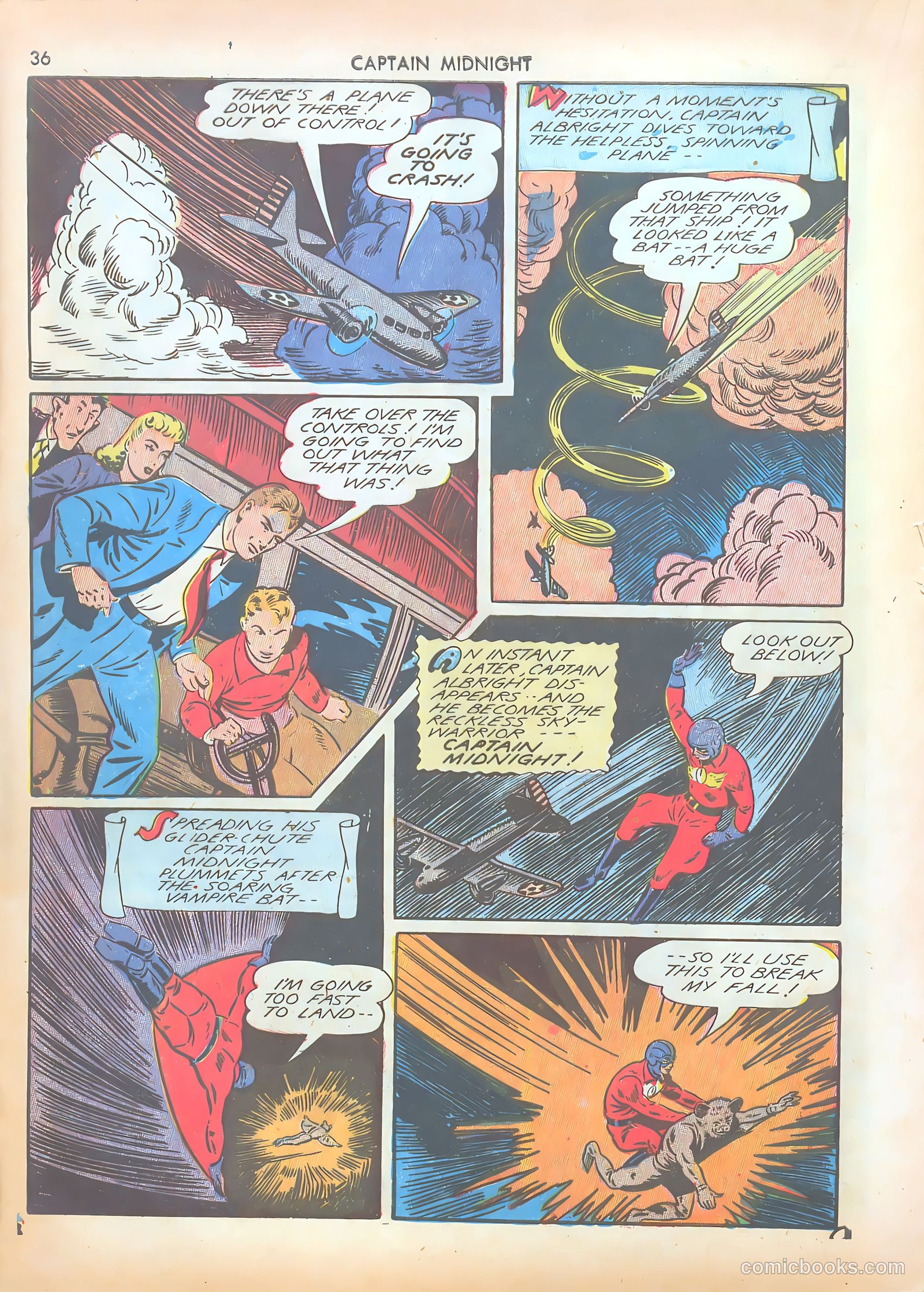 Captain Midnight #5 — page 36 of 68