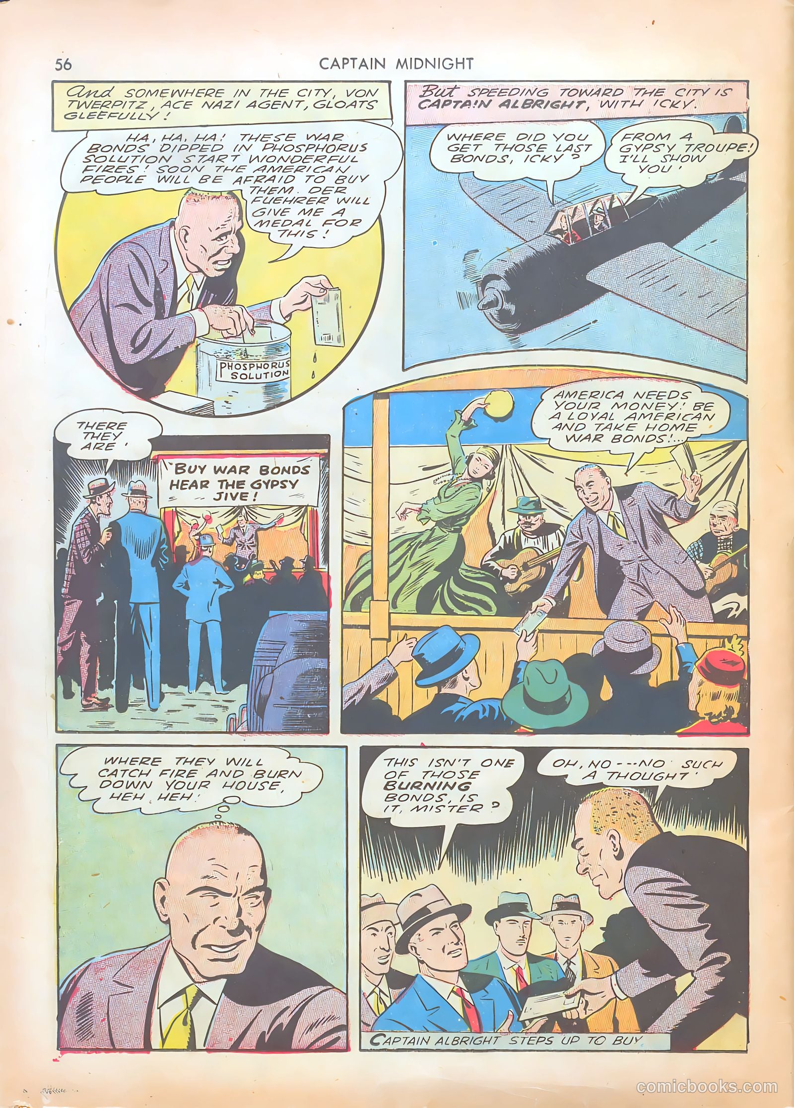 Captain Midnight #5 — page 56 of 68