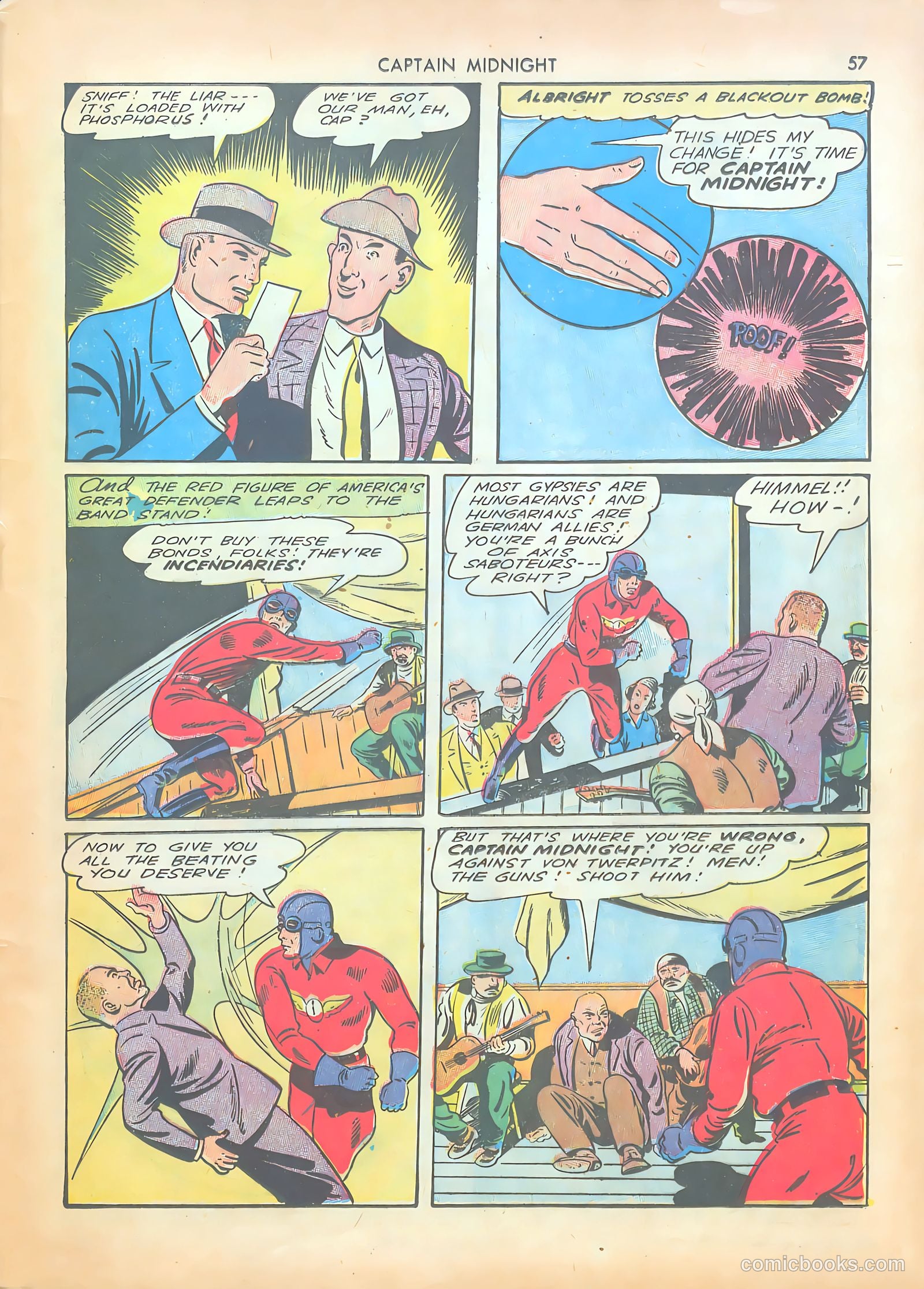 Captain Midnight #5 — page 57 of 68