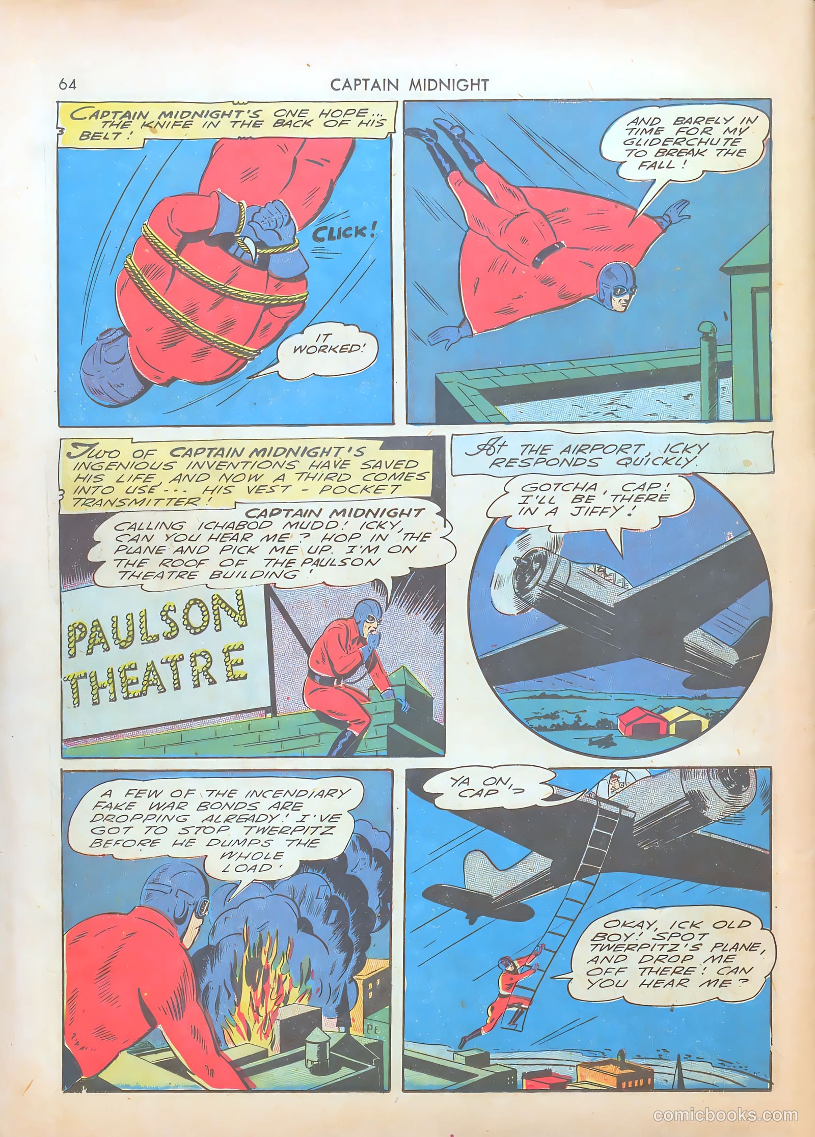 Captain Midnight #5 — page 64 of 68