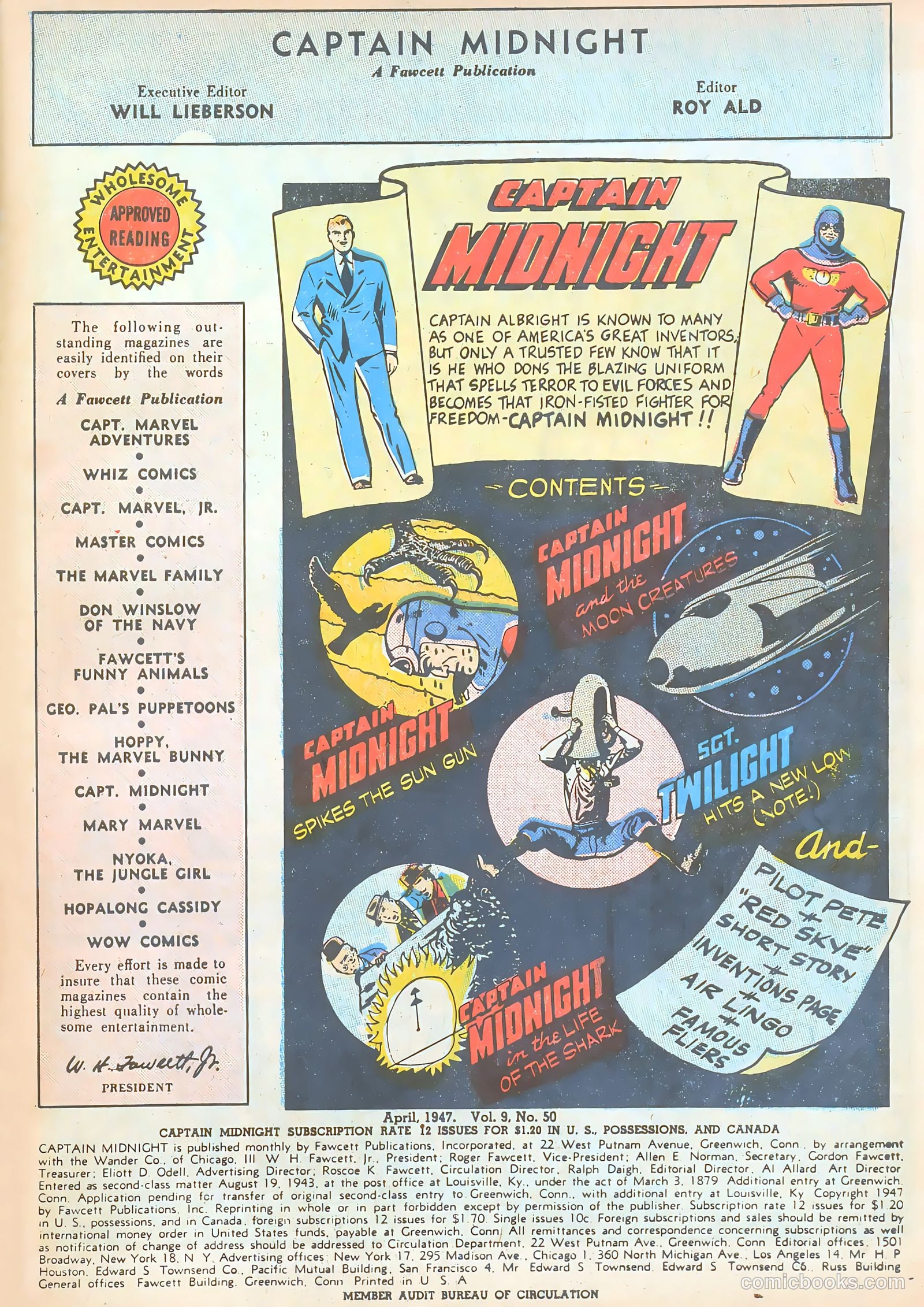 Captain Midnight #50 — page 3 of 52