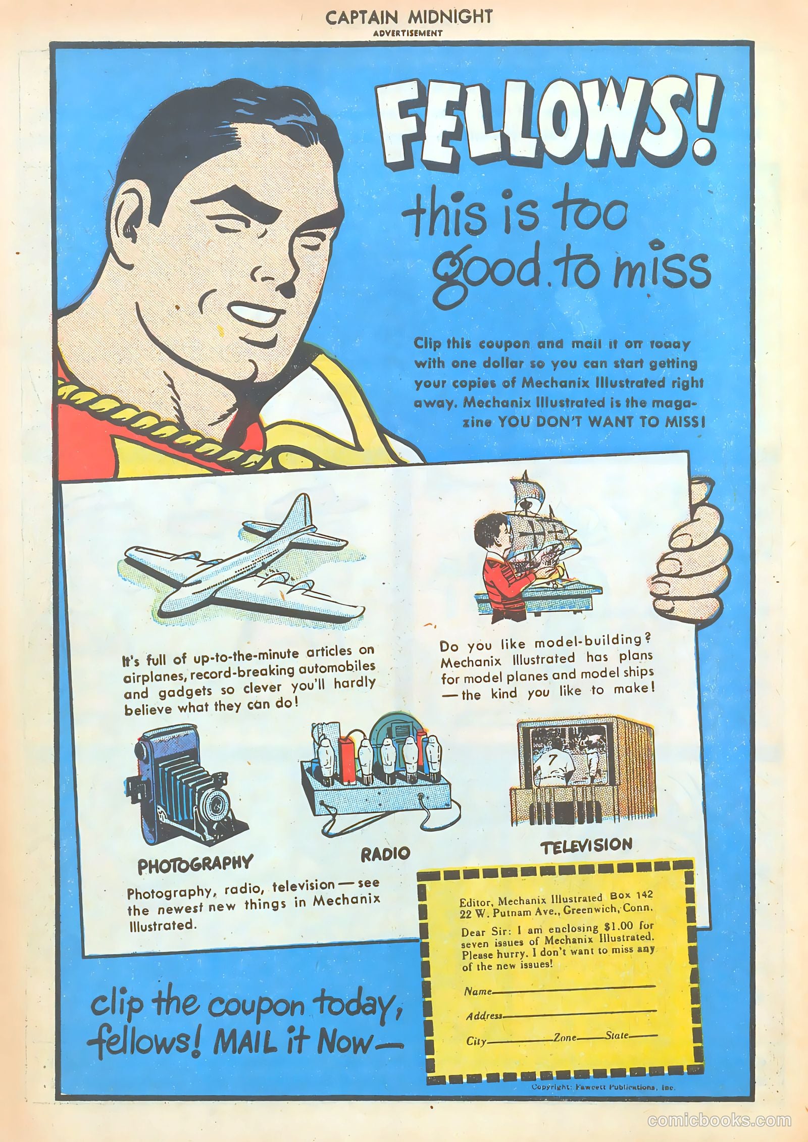 Captain Midnight #50 — page 34 of 52