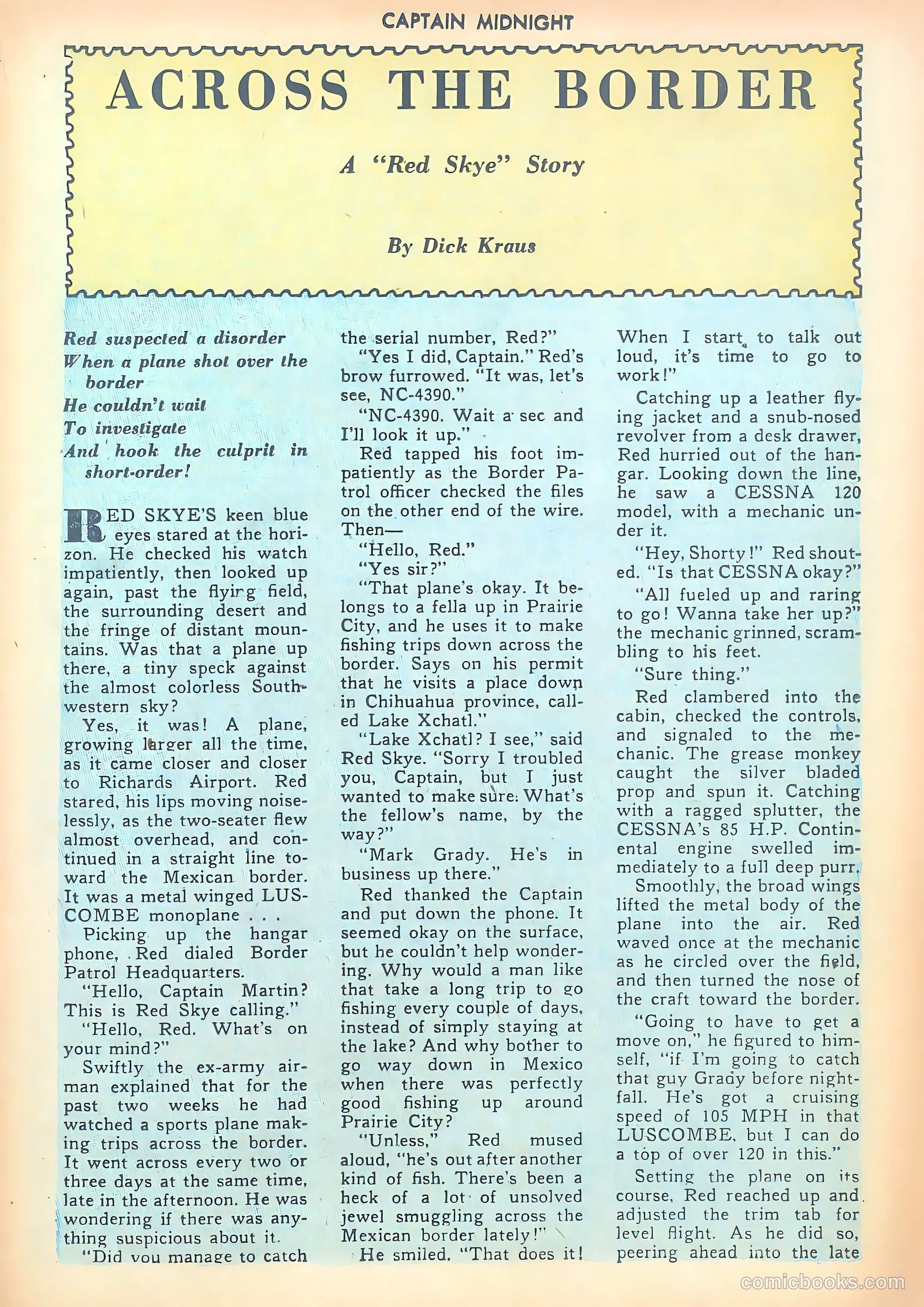 Captain Midnight #50 — page 35 of 52