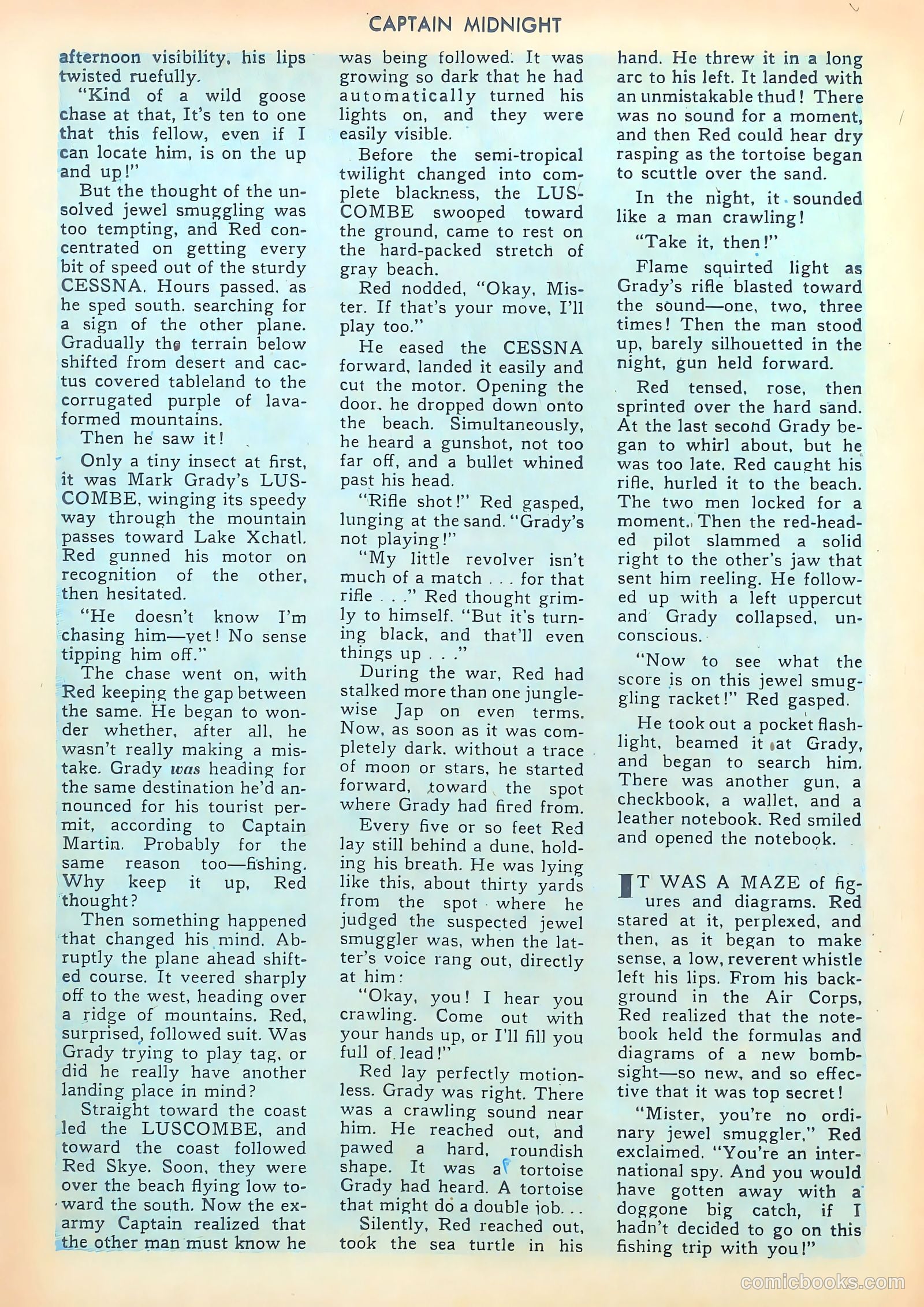 Captain Midnight #50 — page 36 of 52