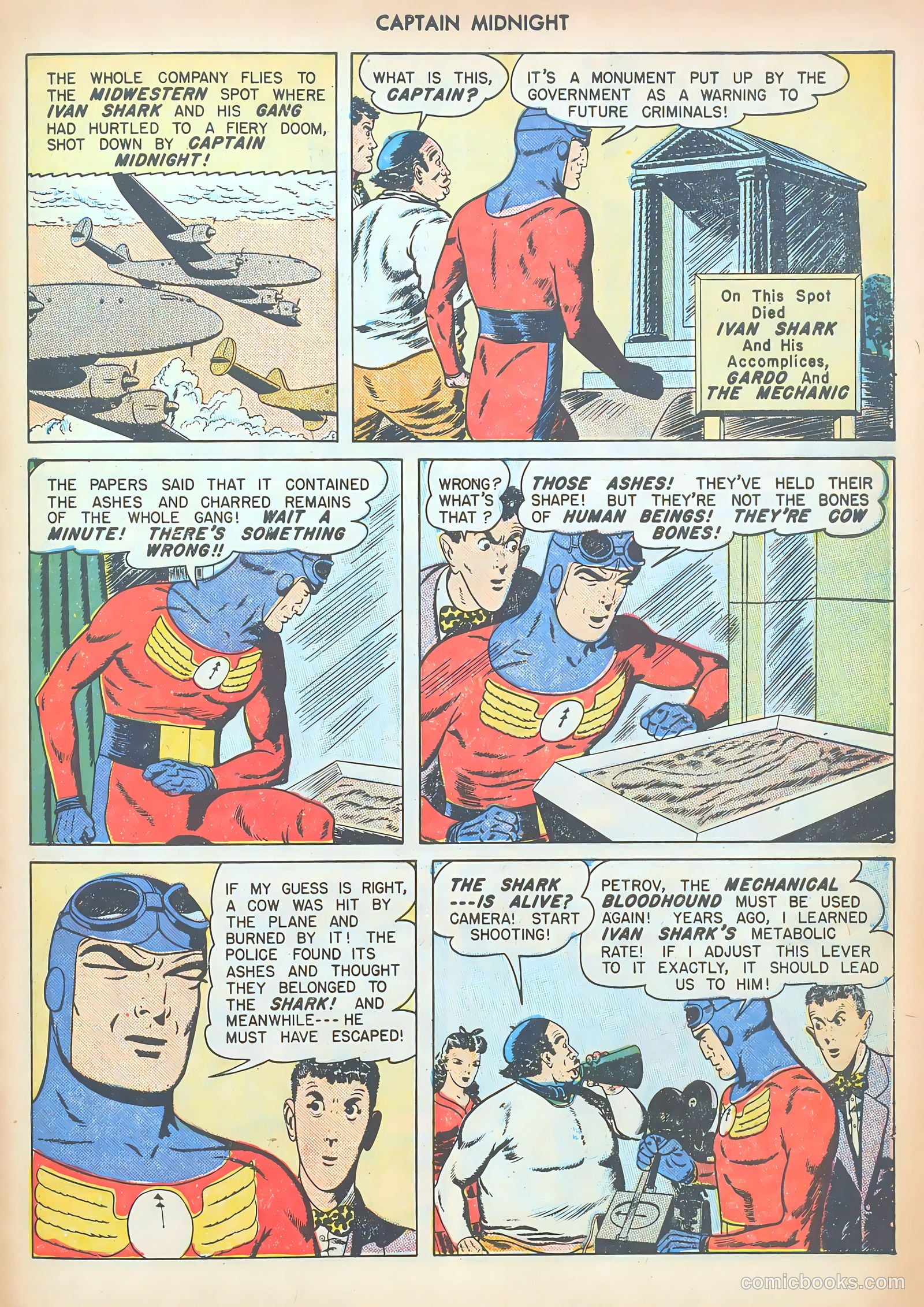 Captain Midnight #50 — page 43 of 52