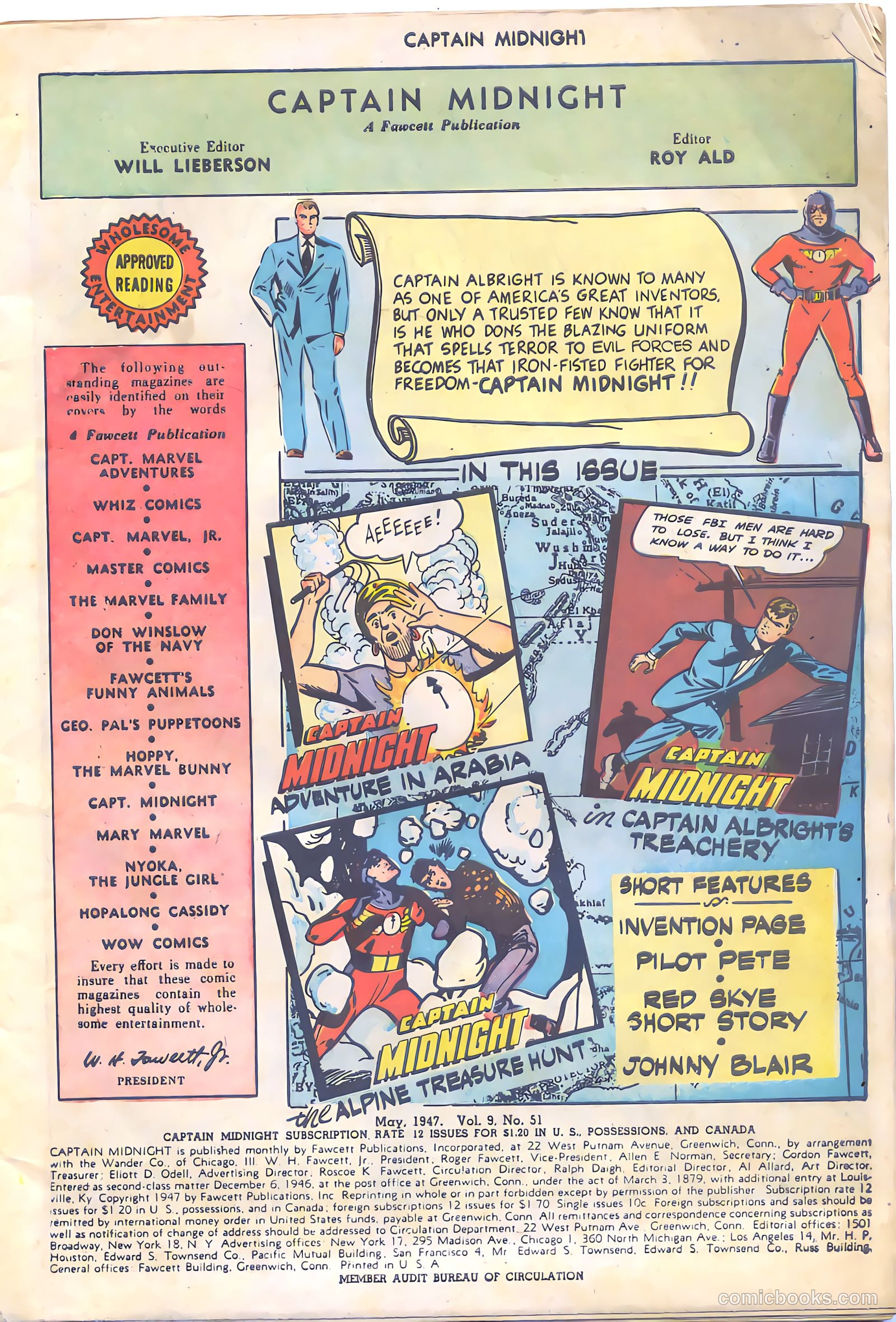 Captain Midnight #51 — page 3 of 52