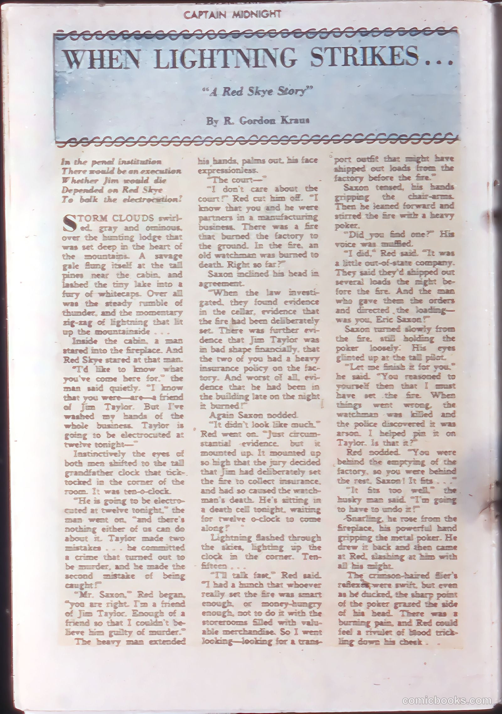 Captain Midnight #52 — page 38 of 52