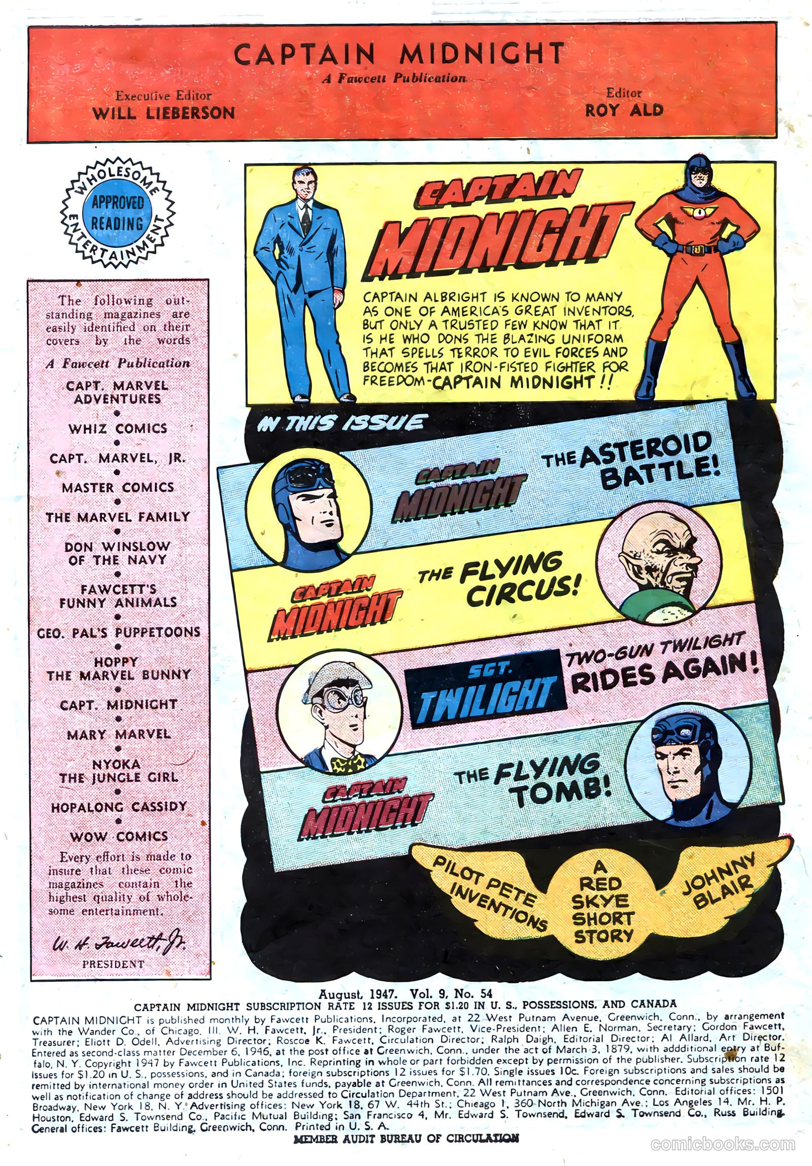 Captain Midnight #54 — page 3 of 52