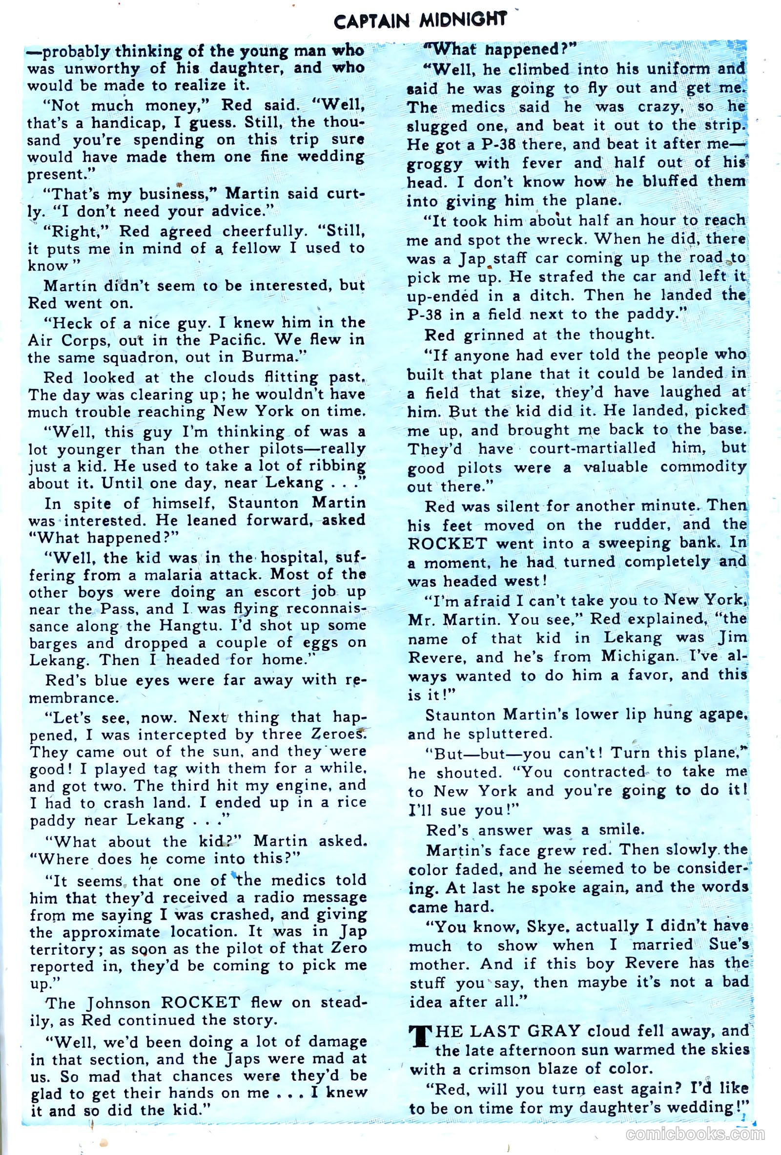 Captain Midnight #54 — page 33 of 52