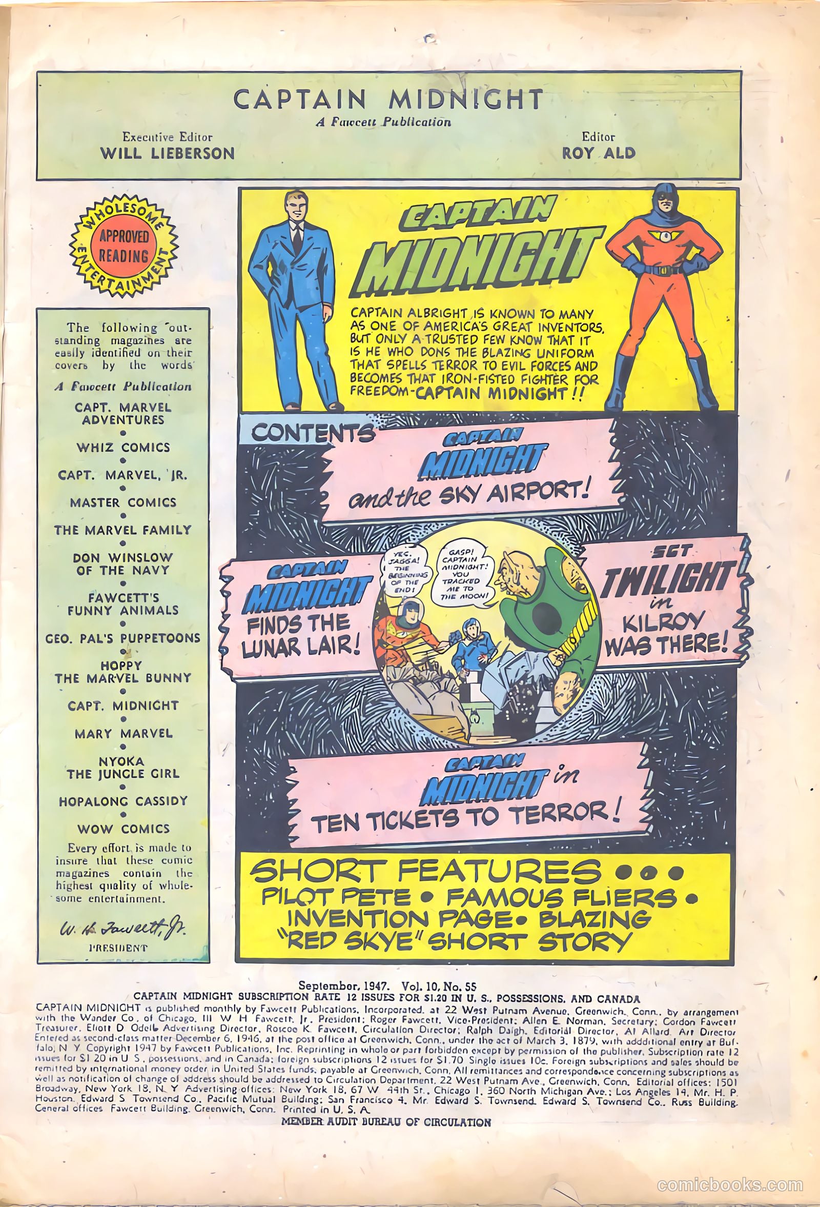 Captain Midnight #55 — page 3 of 52