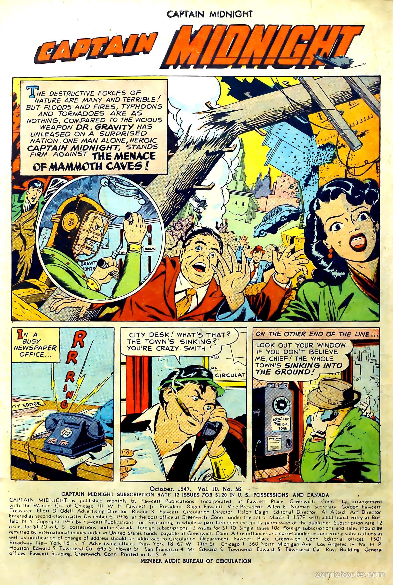 Captain Midnight #56 — page 3 of 37