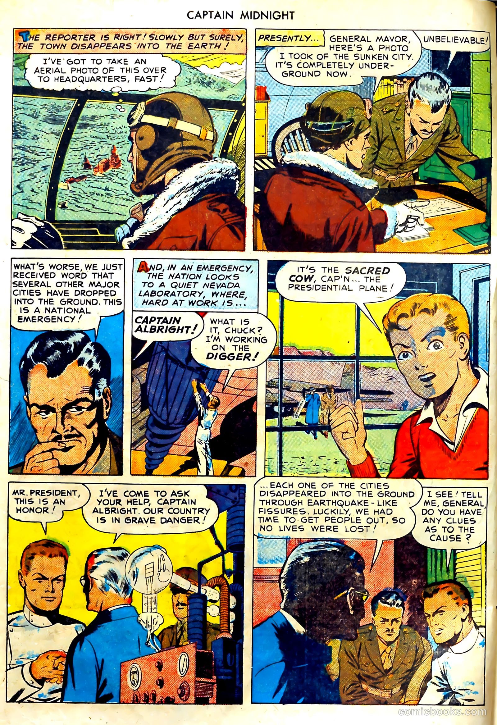 Captain Midnight #56 — page 4 of 37