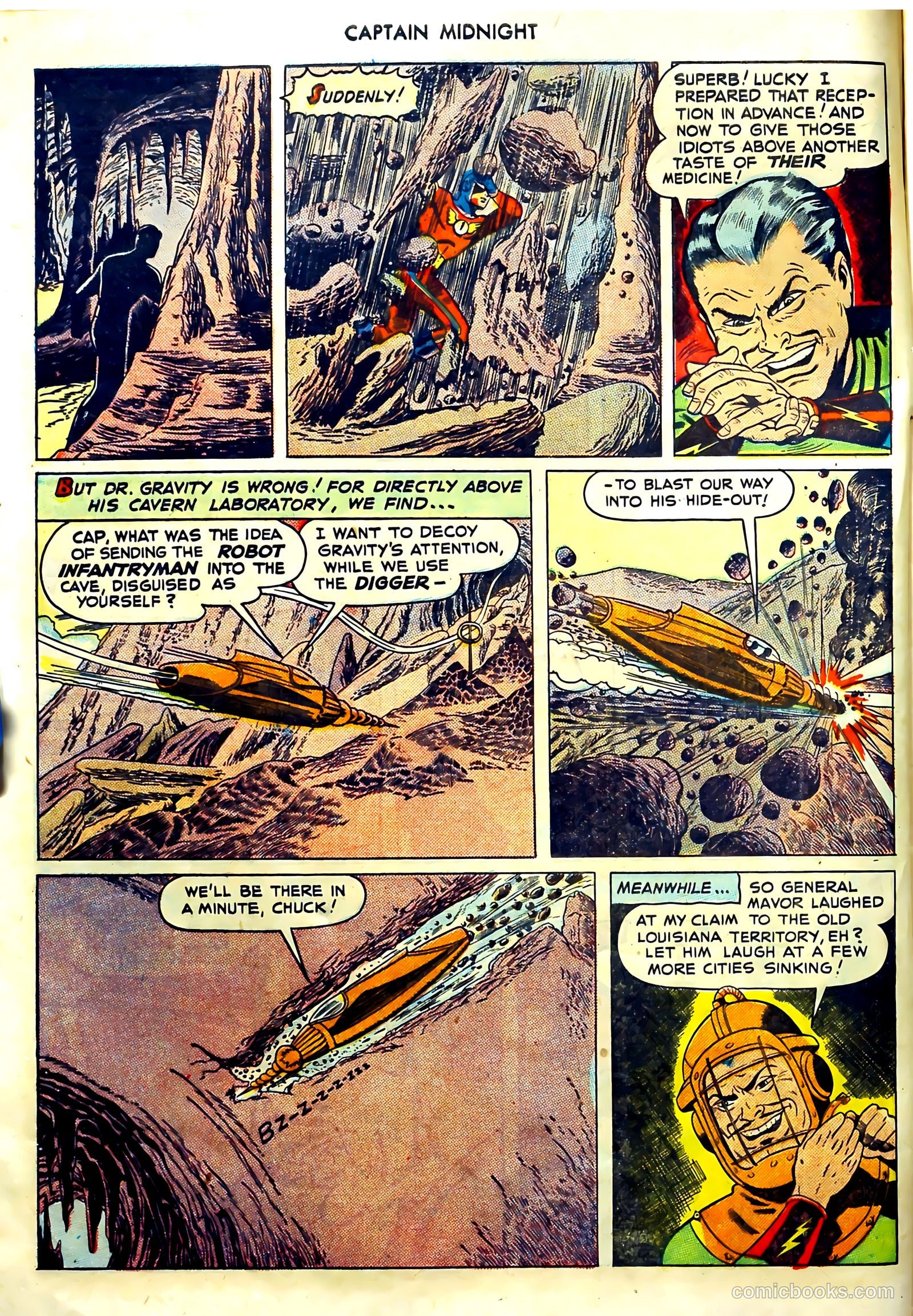 Captain Midnight #56 — page 8 of 37
