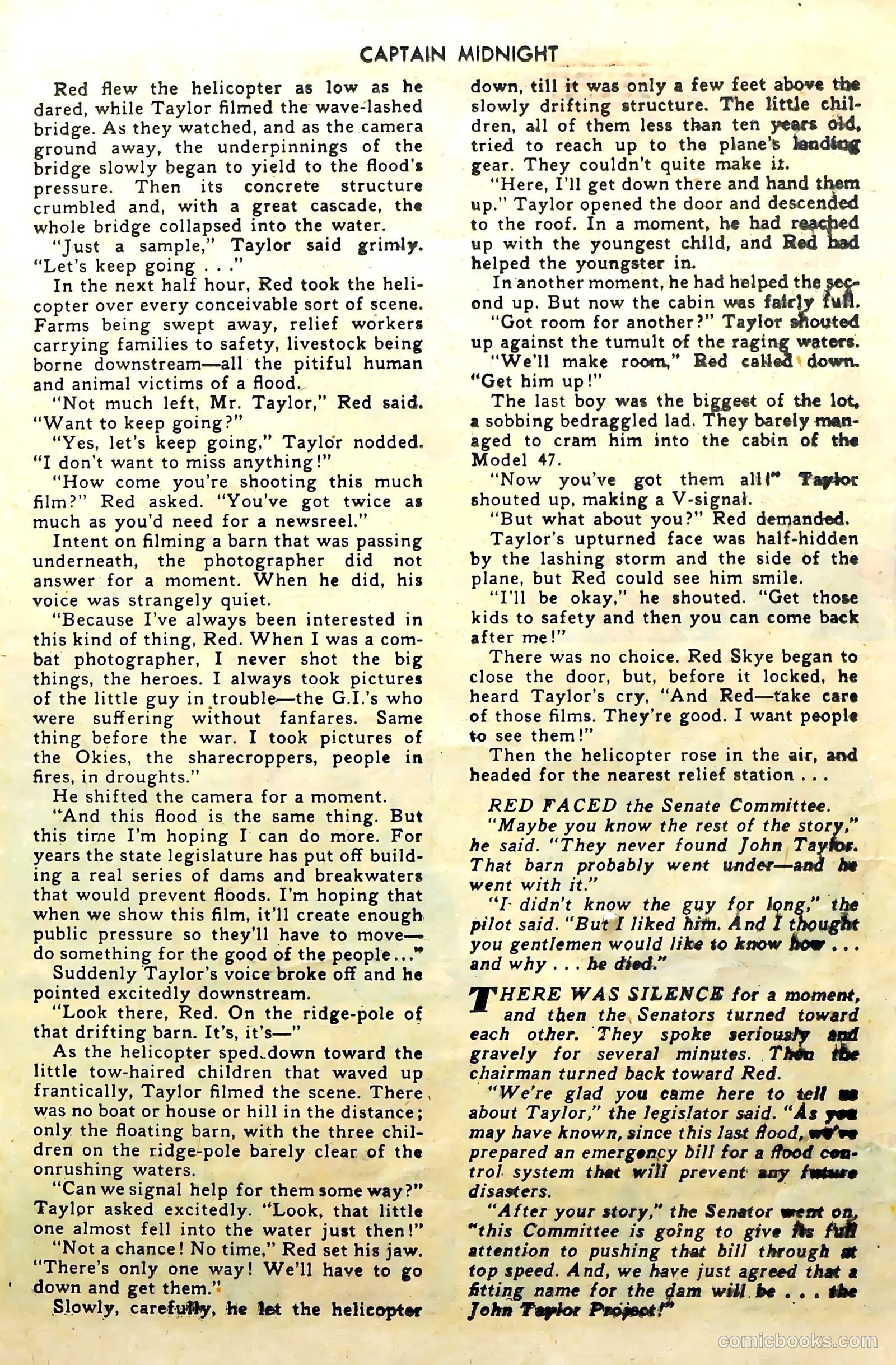 Captain Midnight #56 — page 23 of 37