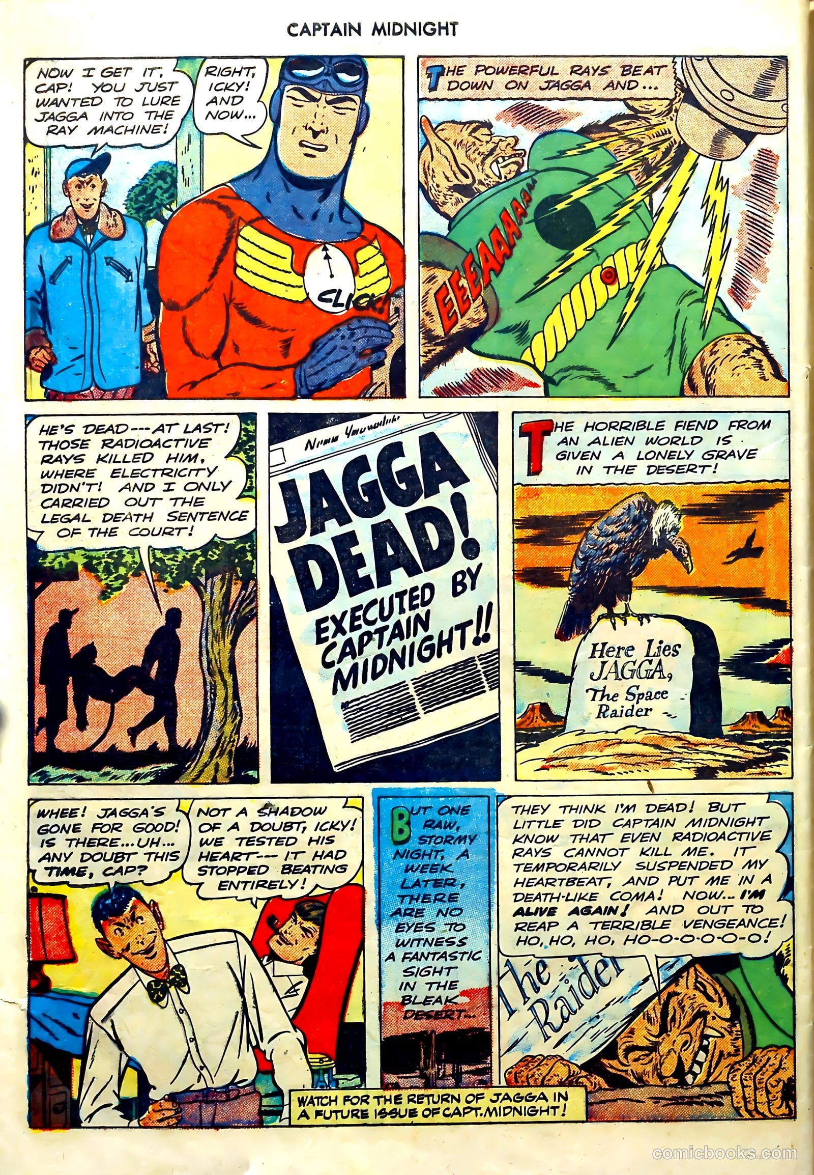 Captain Midnight #56 — page 32 of 37