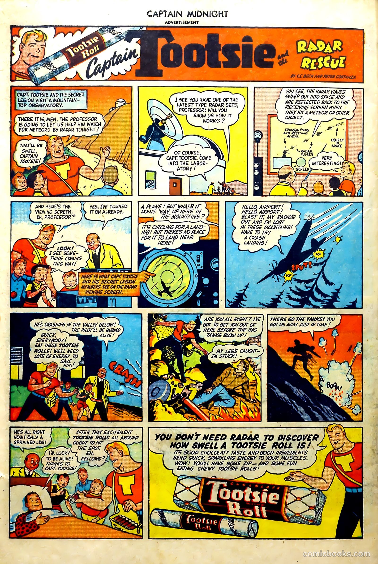 Captain Midnight #56 — page 34 of 37