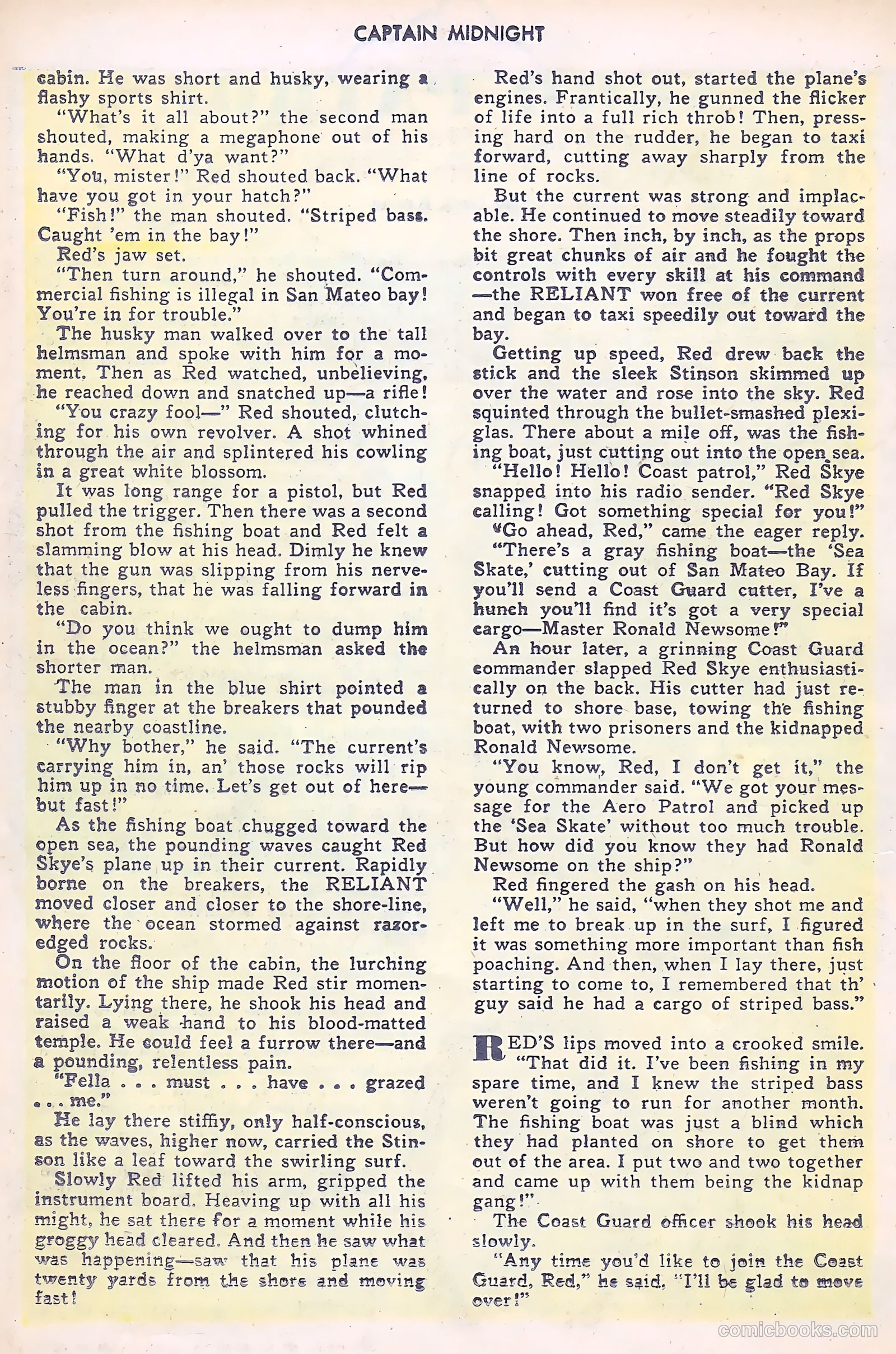 Captain Midnight #57 — page 20 of 36