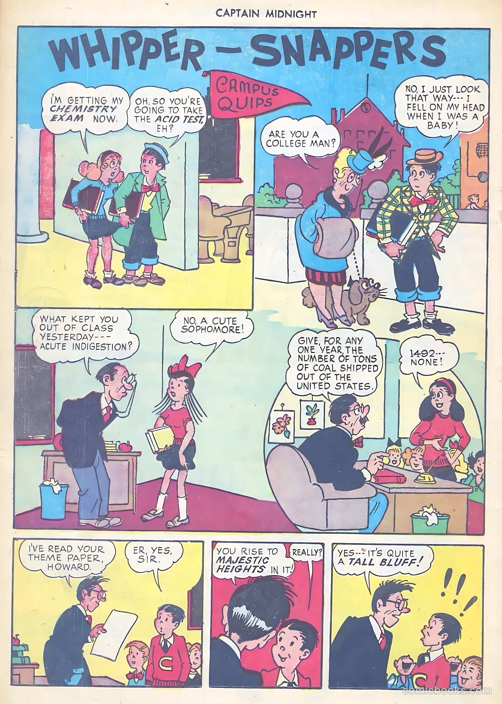 Captain Midnight #57 — page 22 of 36