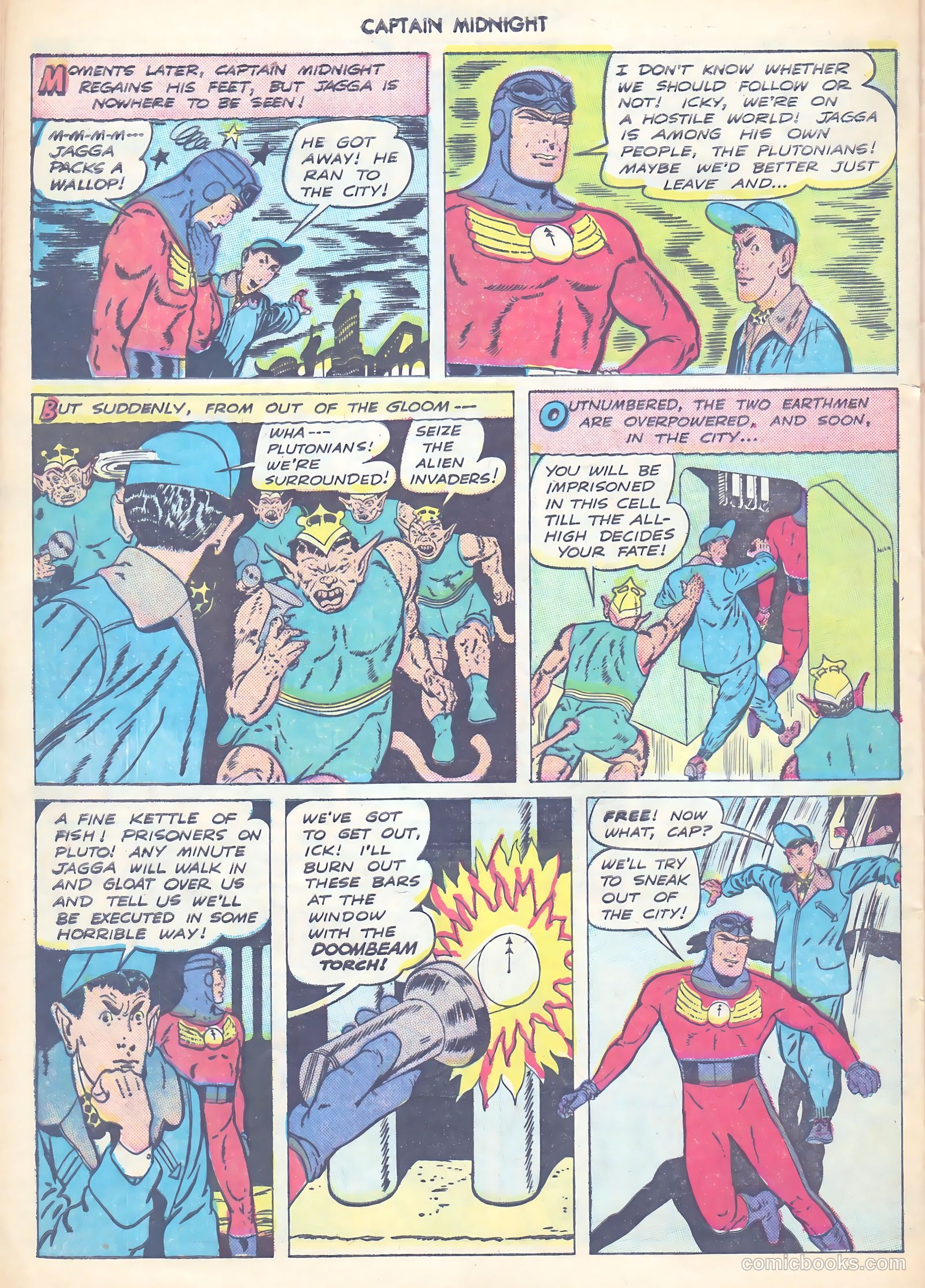 Captain Midnight #57 — page 30 of 36