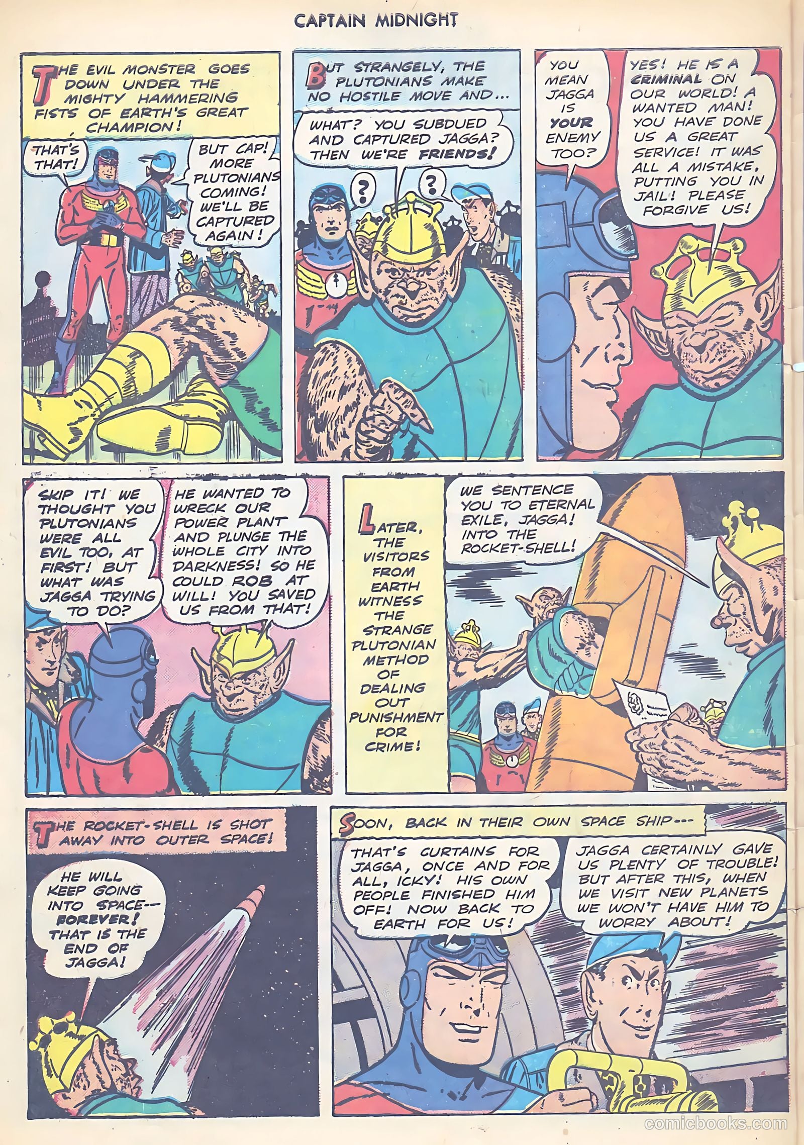 Captain Midnight #57 — page 32 of 36