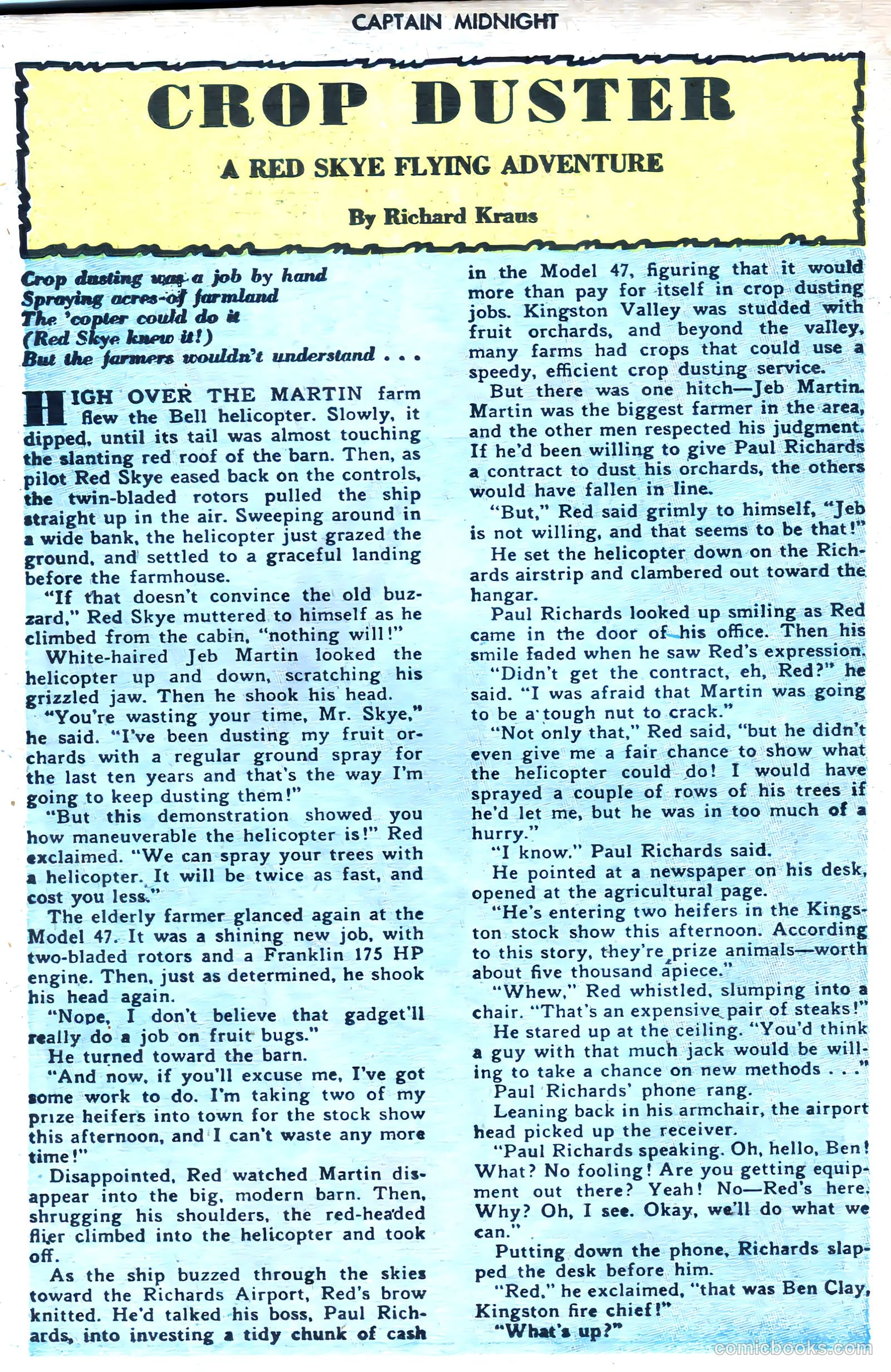 Captain Midnight #58 — page 22 of 36