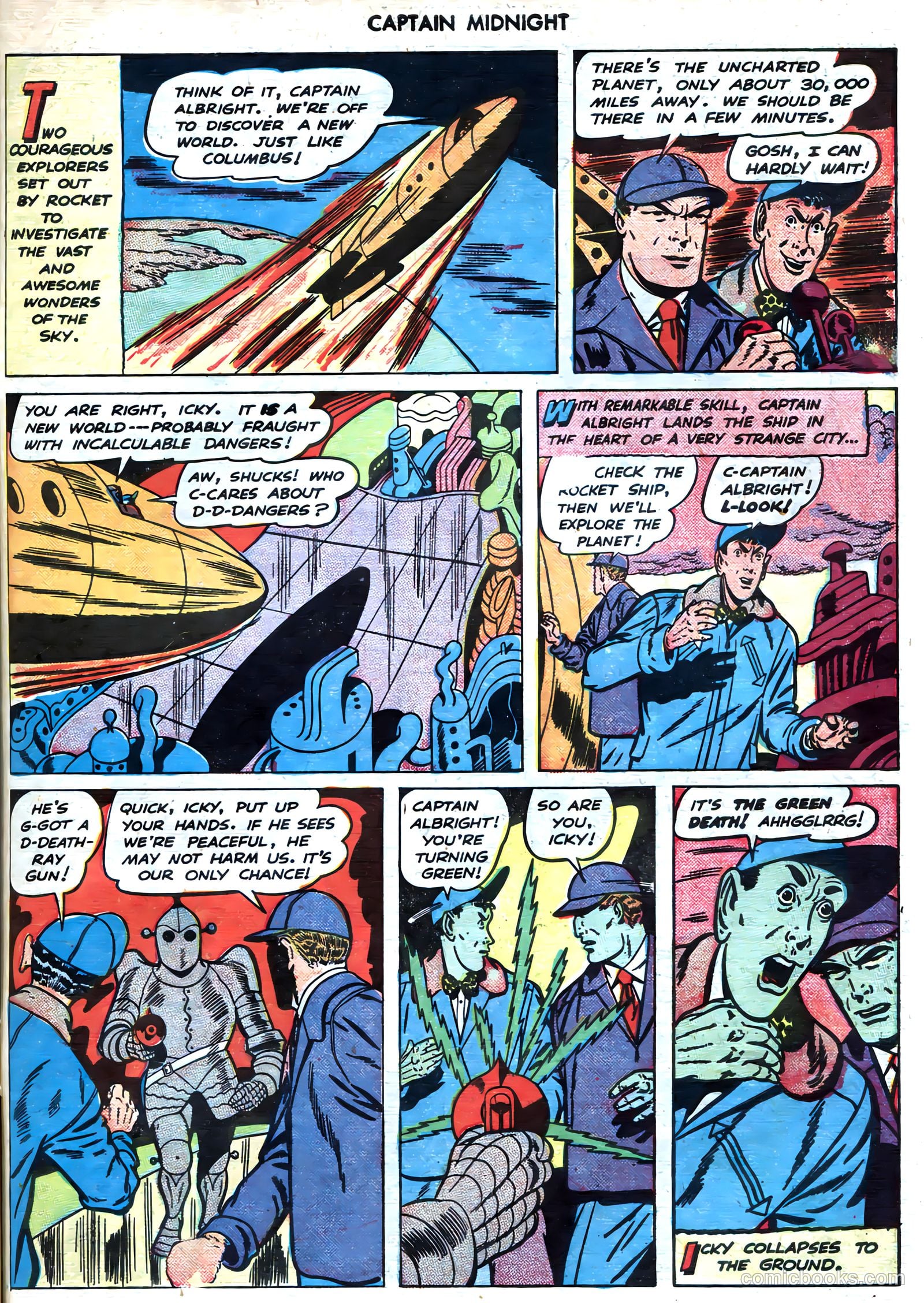 Captain Midnight #58 — page 27 of 36
