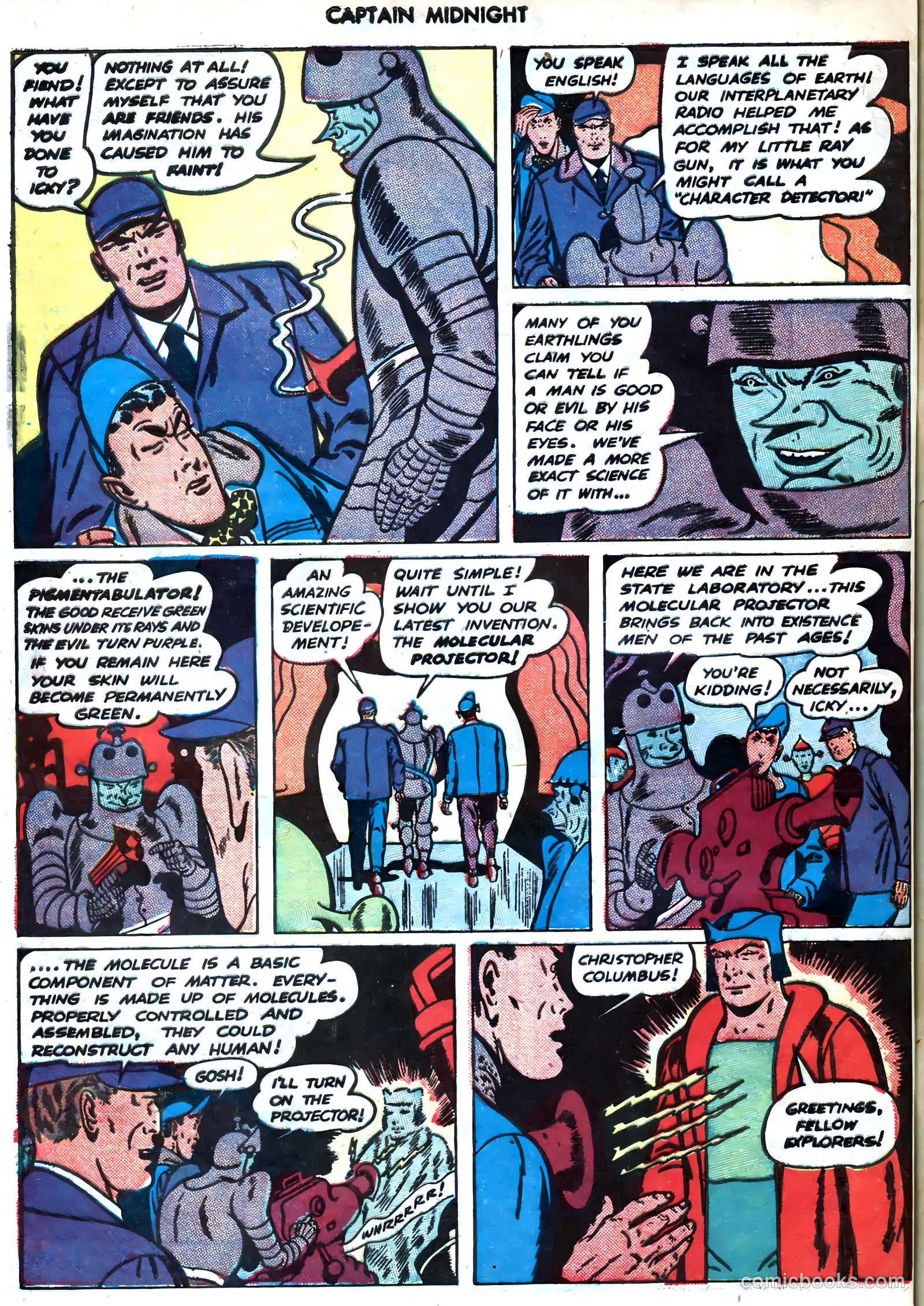 Captain Midnight #58 — page 28 of 36
