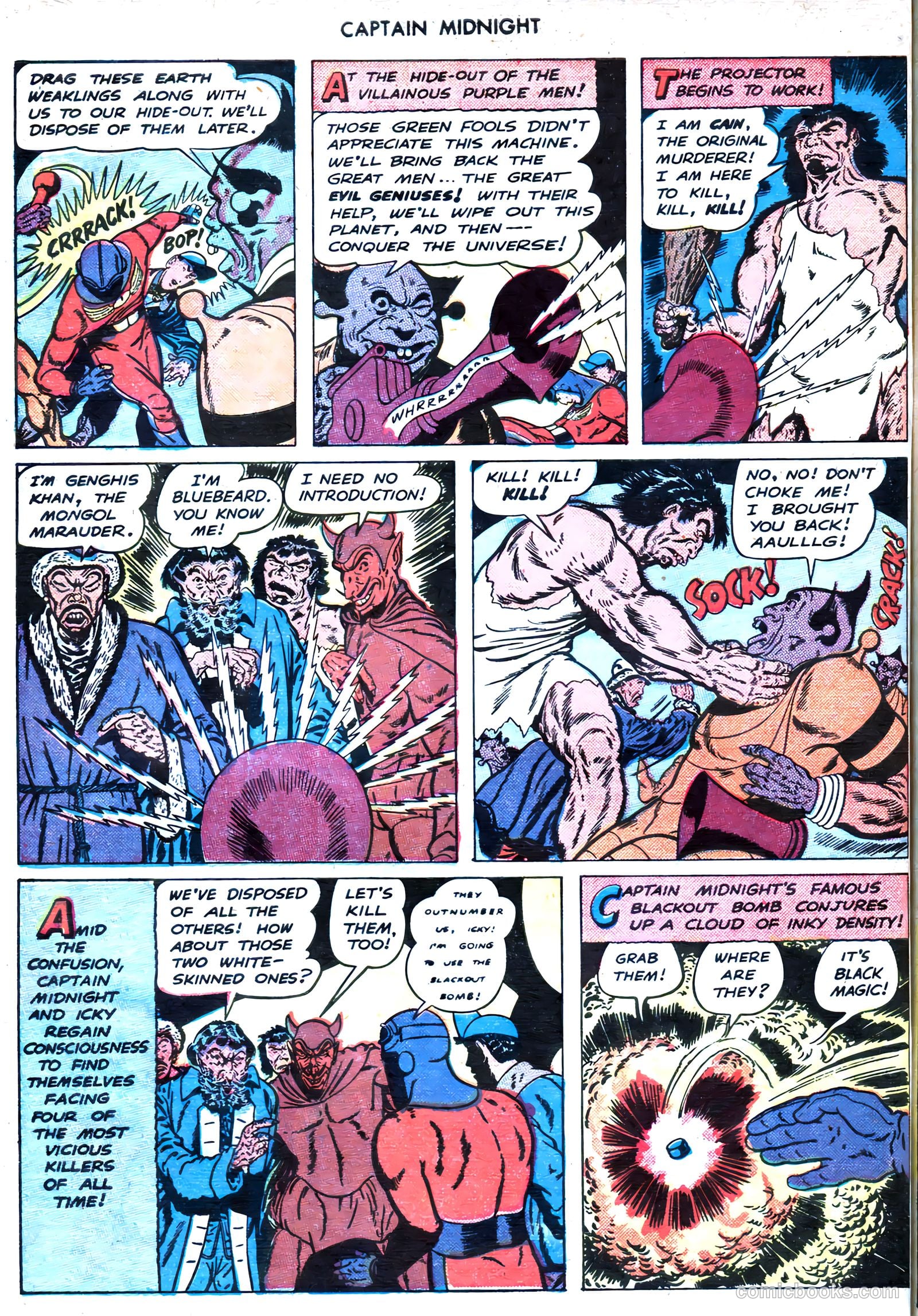 Captain Midnight #58 — page 30 of 36