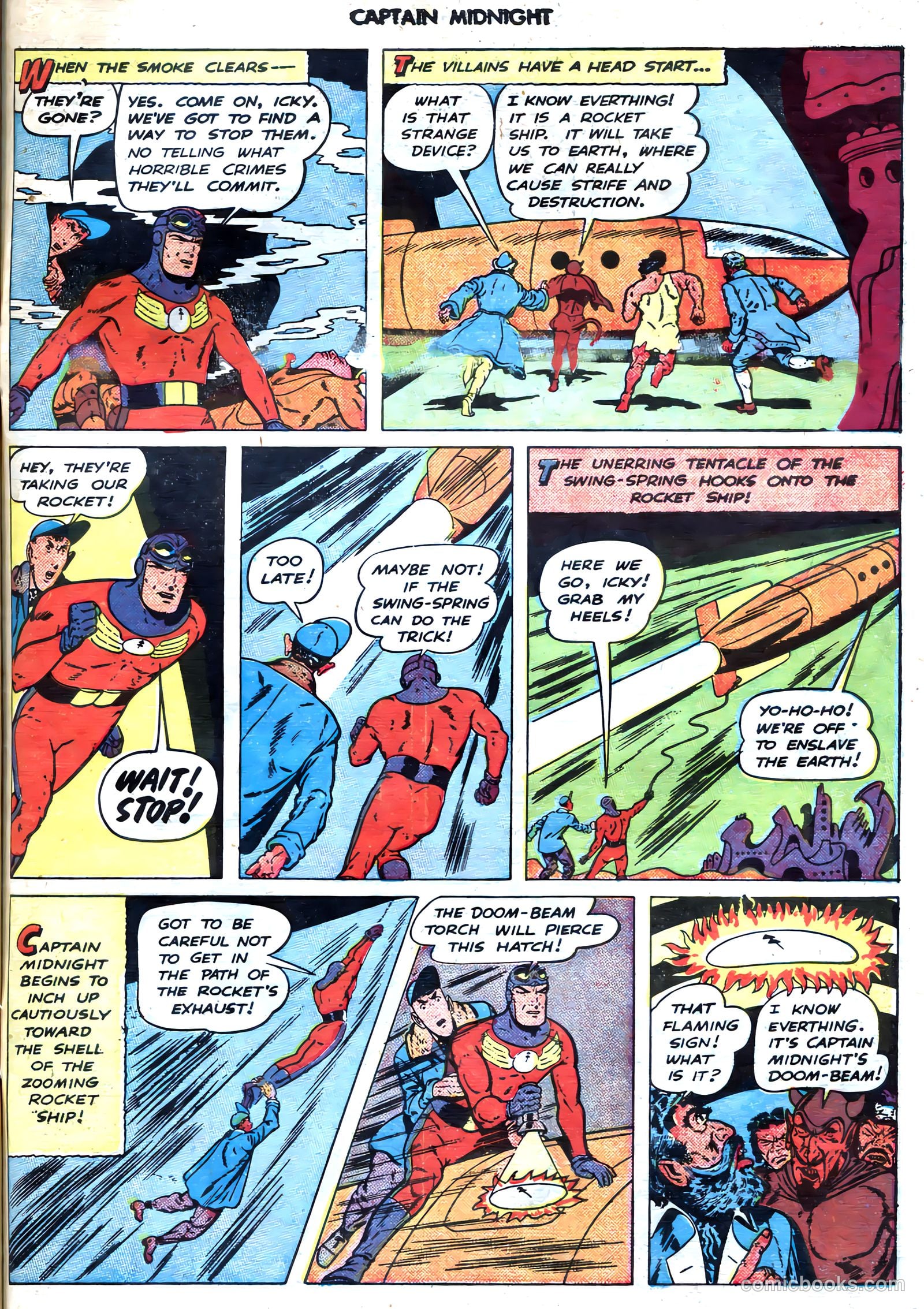 Captain Midnight #58 — page 31 of 36