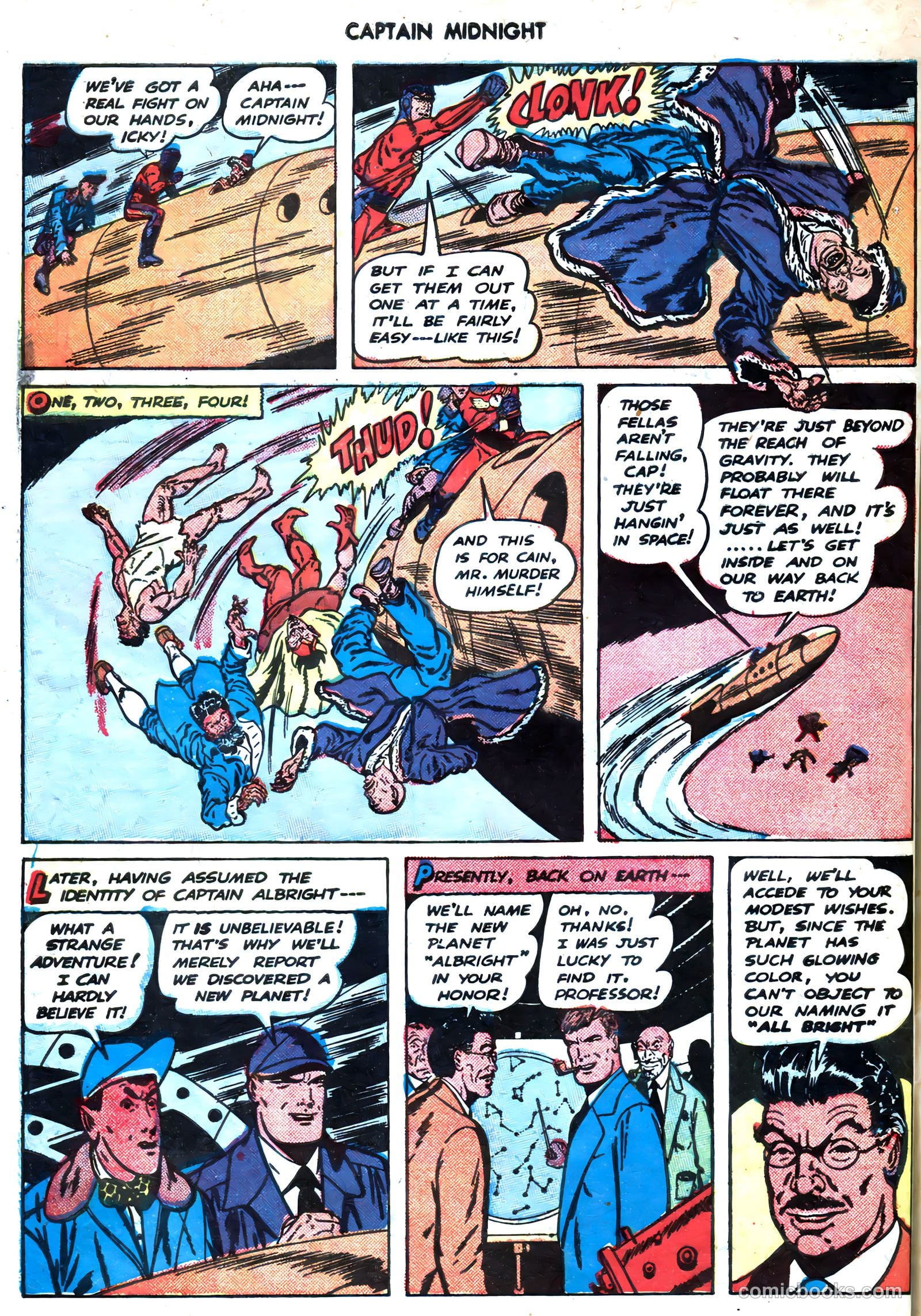 Captain Midnight #58 — page 32 of 36