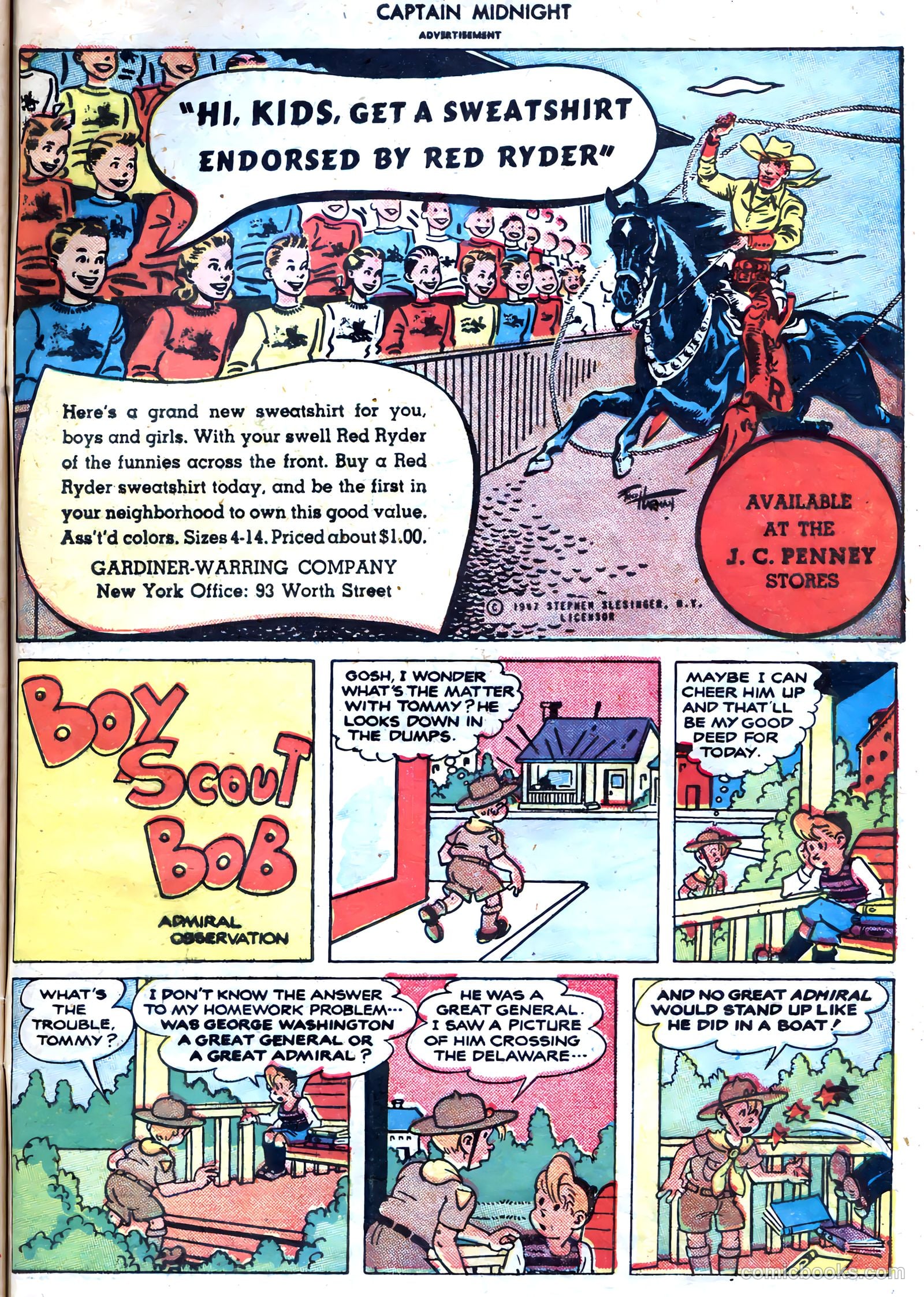 Captain Midnight #58 — page 33 of 36