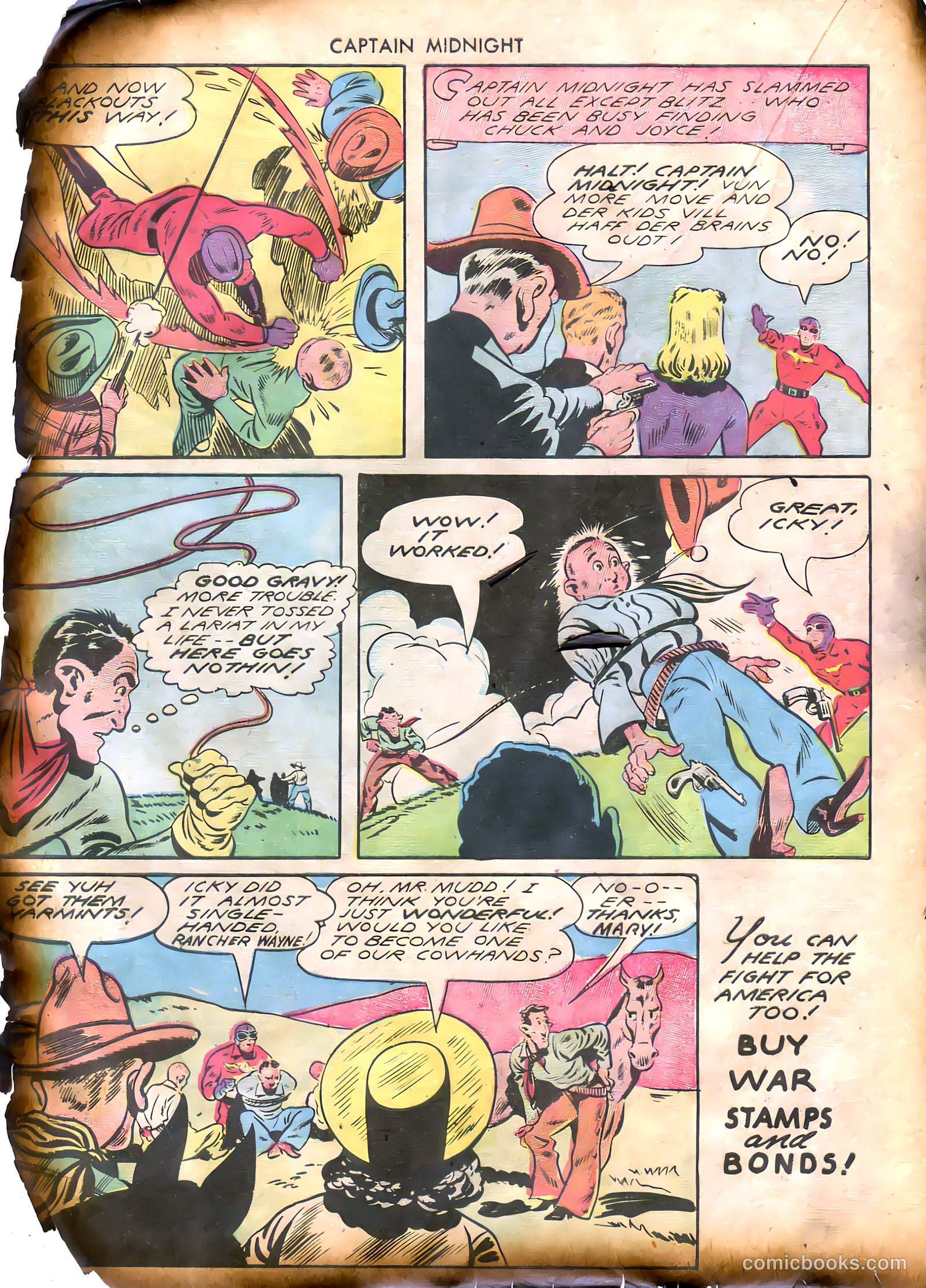 Captain Midnight #6 — page 32 of 68