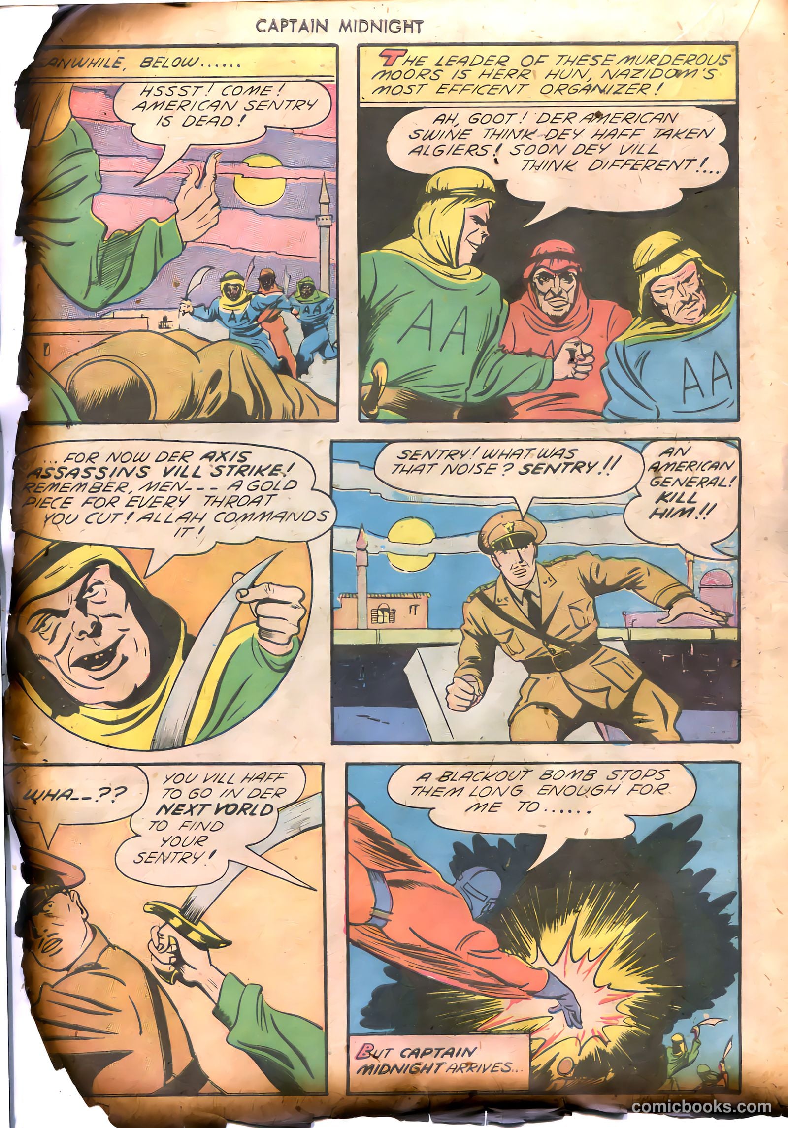 Captain Midnight #6 — page 36 of 68